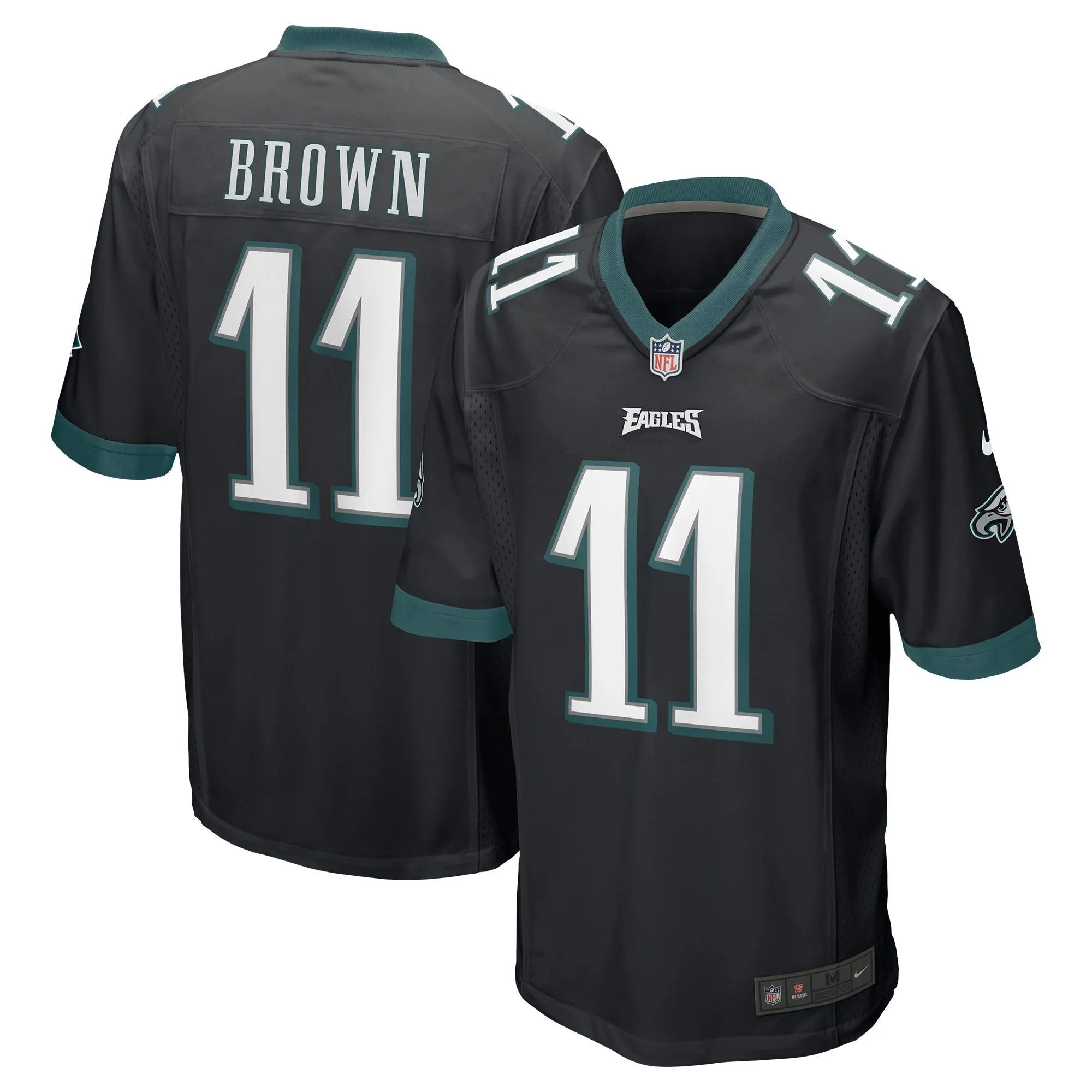 A.J. Brown Philadelphia Eagles  Game Jersey - Black