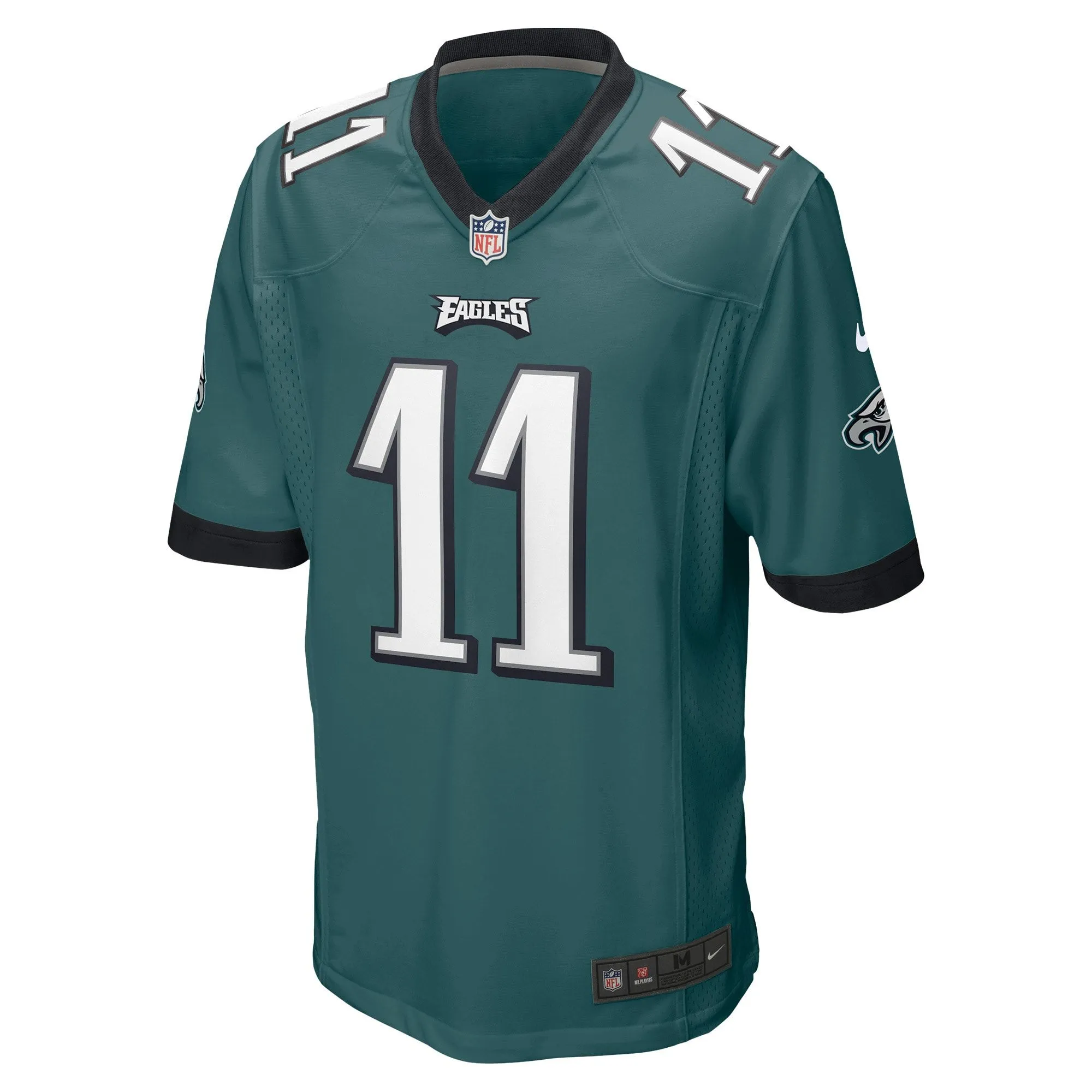 A.J. Brown Philadelphia Eagles  Player Game Jersey - Midnight Green