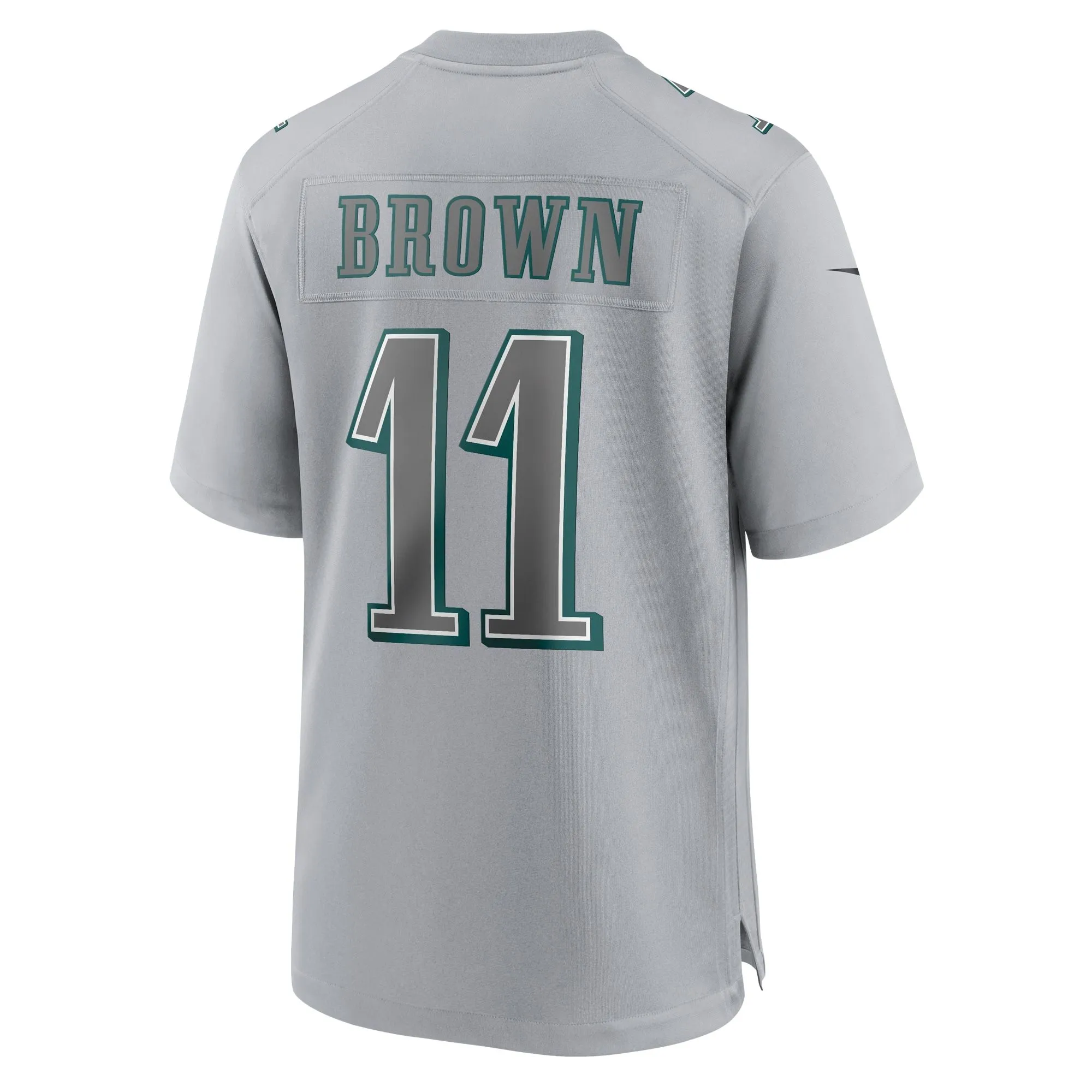 A.J. Brown Philadelphia Eagles  Super Bowl LVII Patch Atmosphere Fashion Game Jersey - Gray