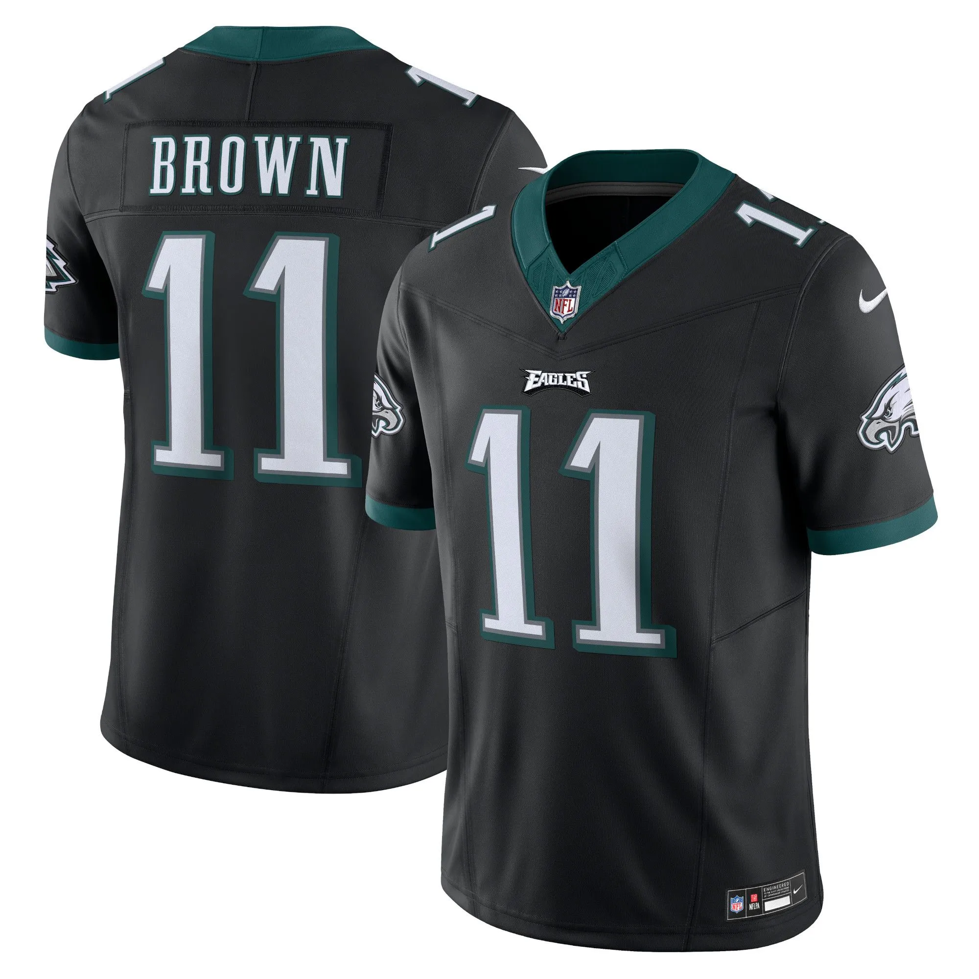 A.J. Brown Philadelphia Eagles  Vapor F.U.S.E. Limited Jersey - Black