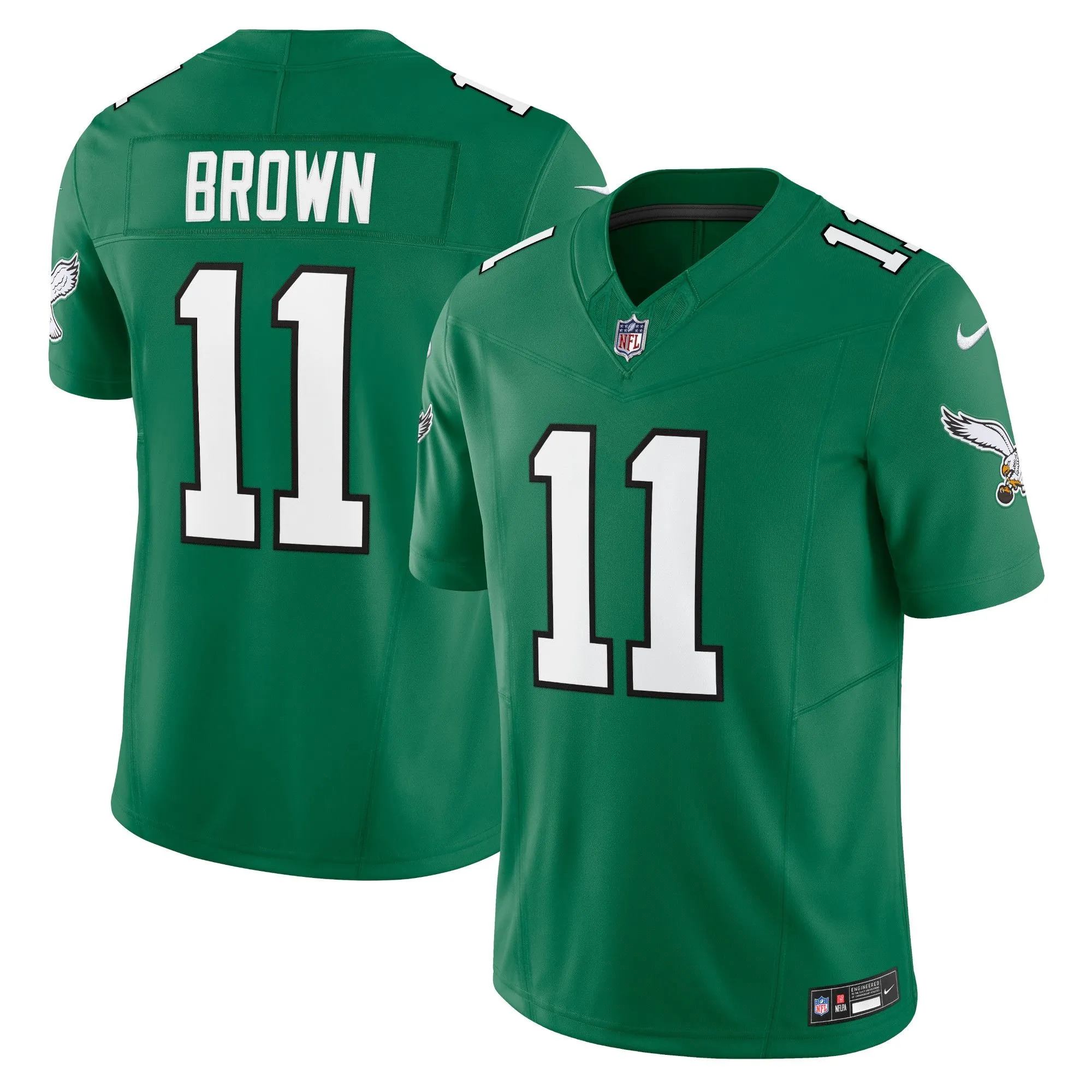 A.J. Brown Philadelphia Eagles  Vapor F.U.S.E. Limited Jersey - Kelly Green