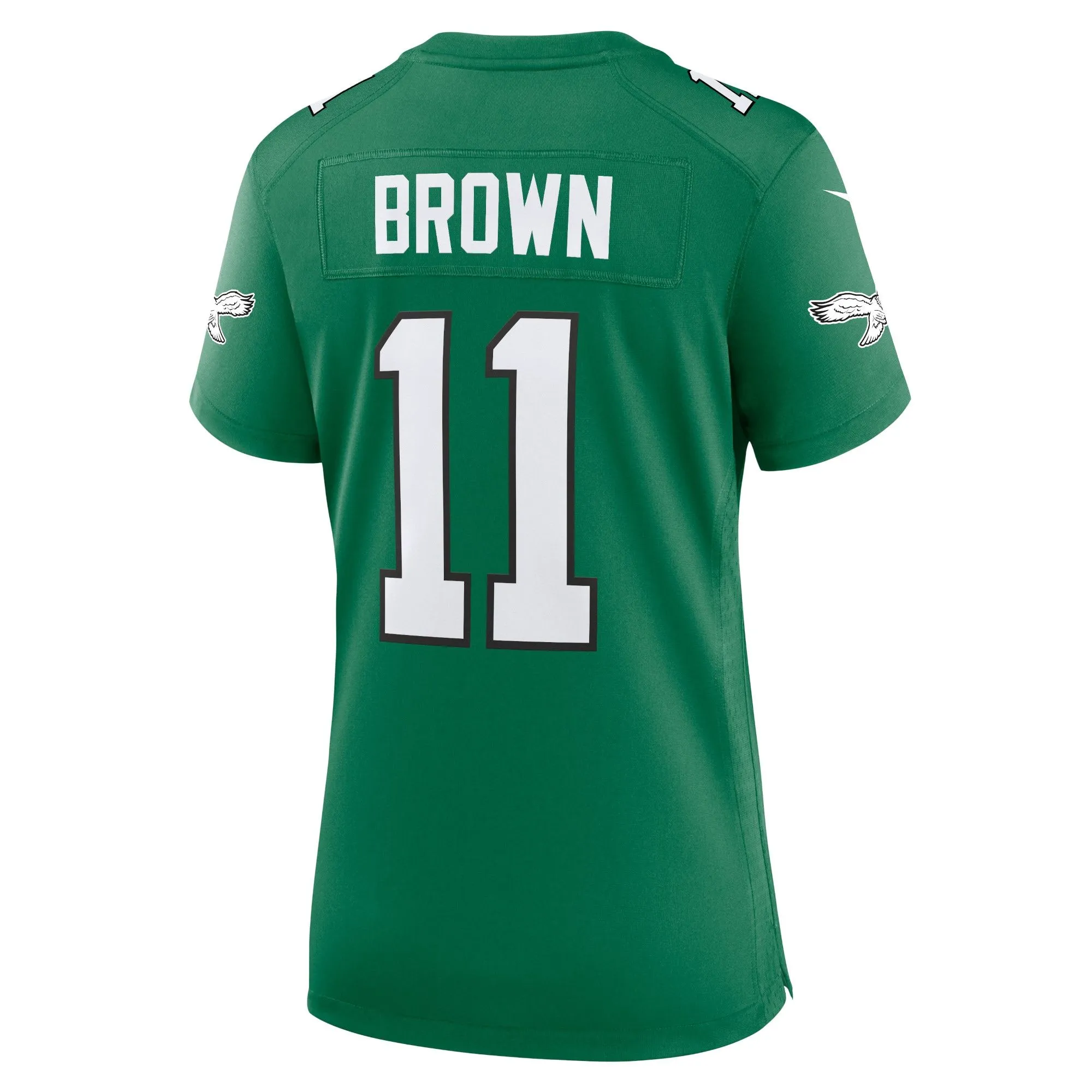 A.J. Brown Philadelphia Eagles  Women's Player Jersey - Kelly Green