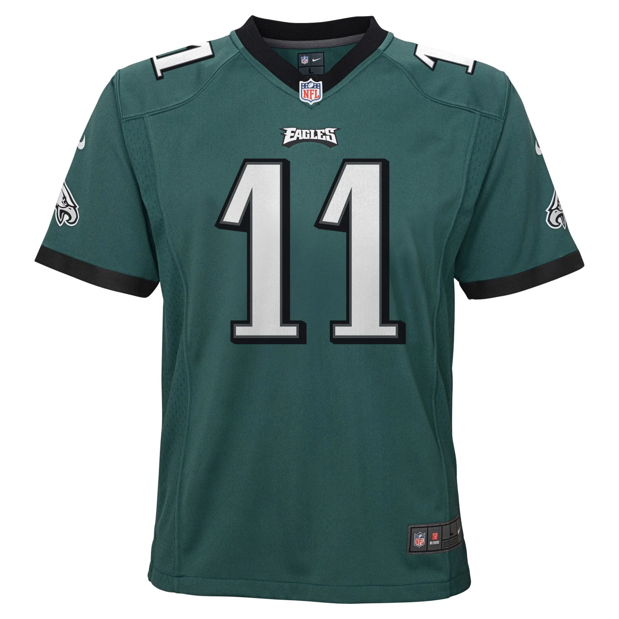 A.J. Brown Philadelphia Eagles  Youth Game Jersey - Green