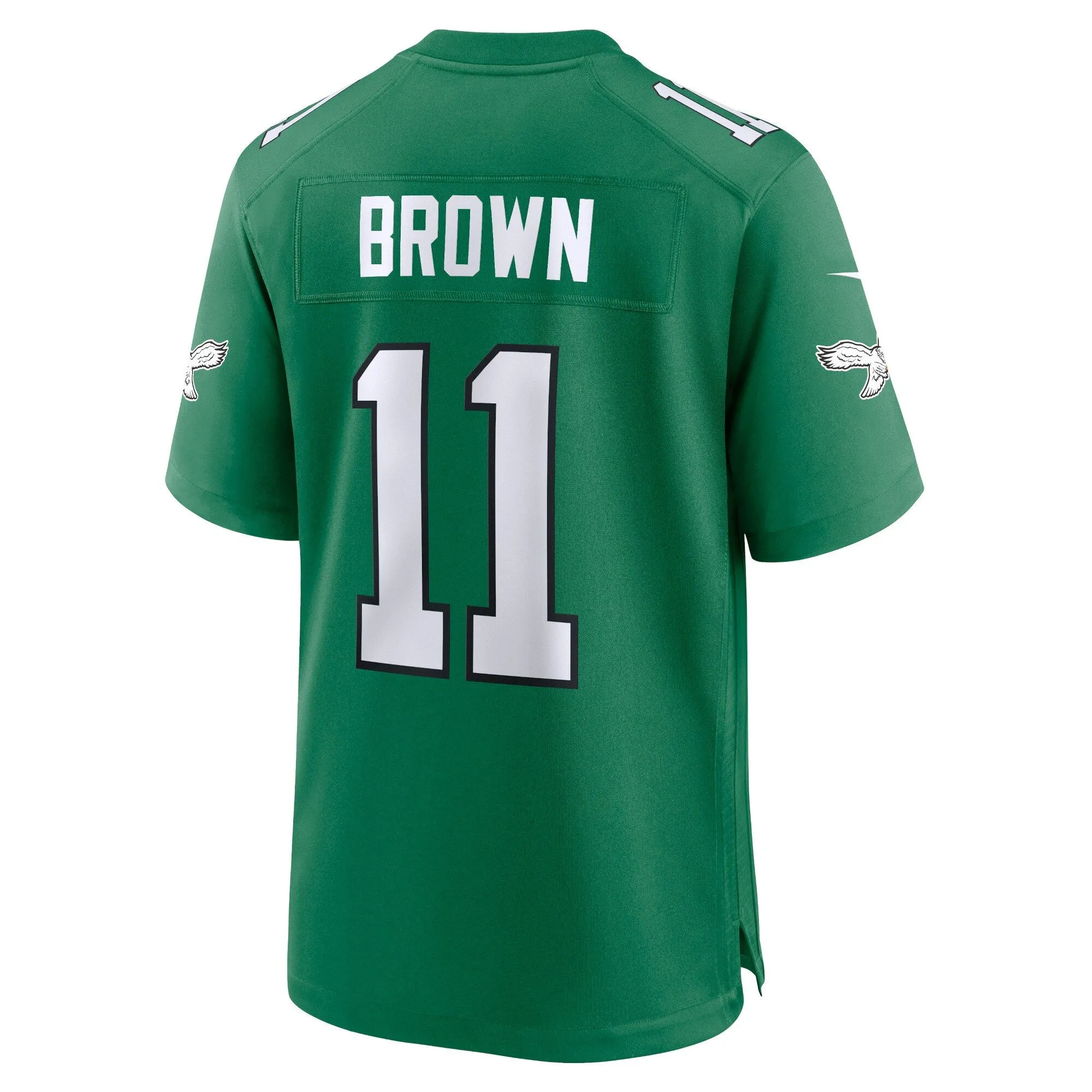 A.J. Brown Philadelphia Eagles  Youth Game Jersey - Kelly Green