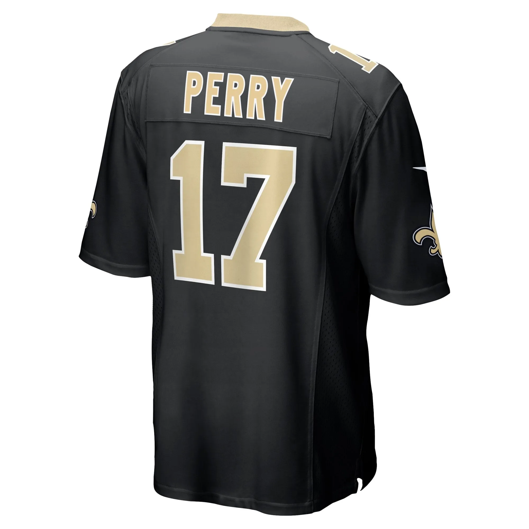 A.T. Perry New Orleans Saints  Team Game Jersey -  Black