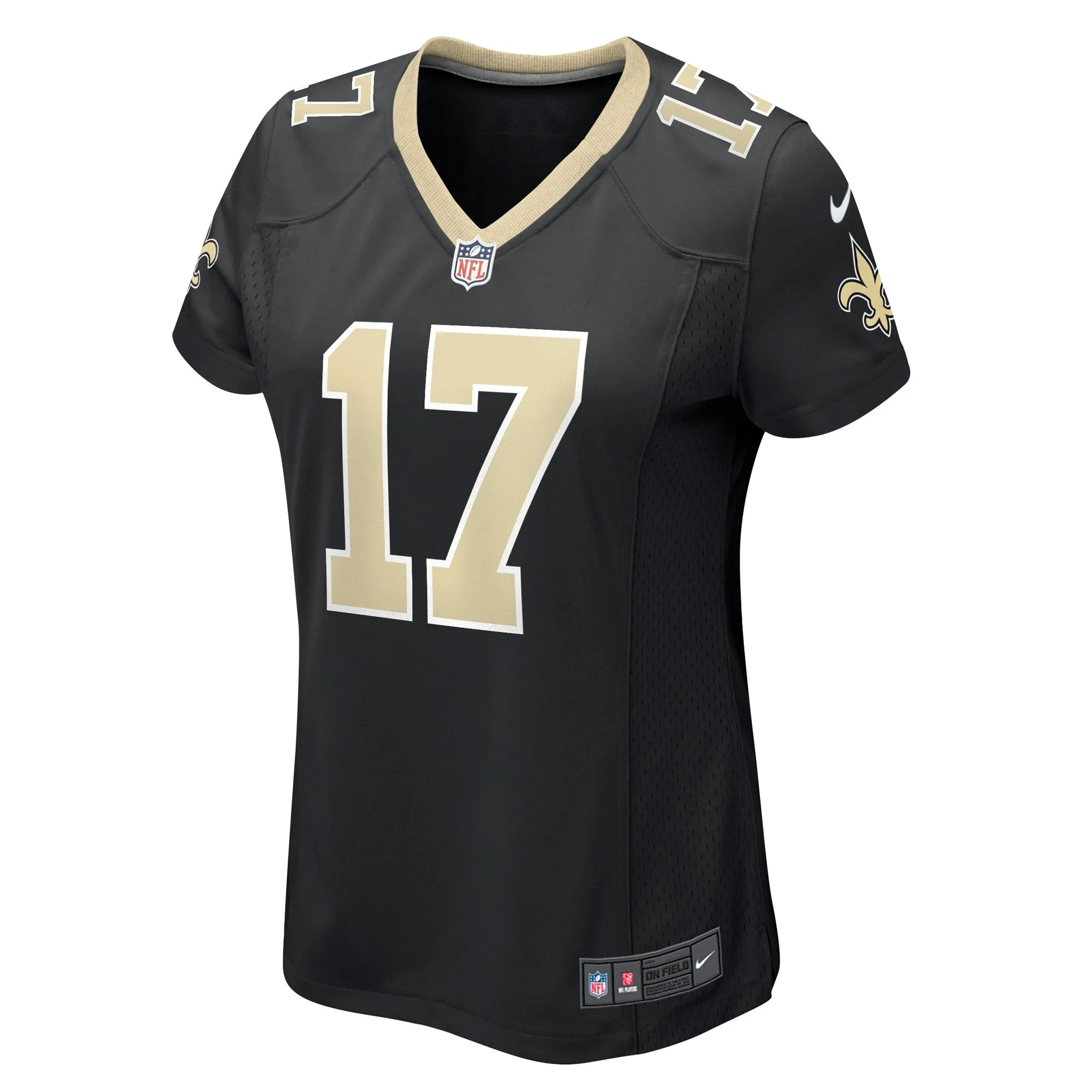 A.T. Perry New Orleans Saints  Women's Team Game Jersey -  Black