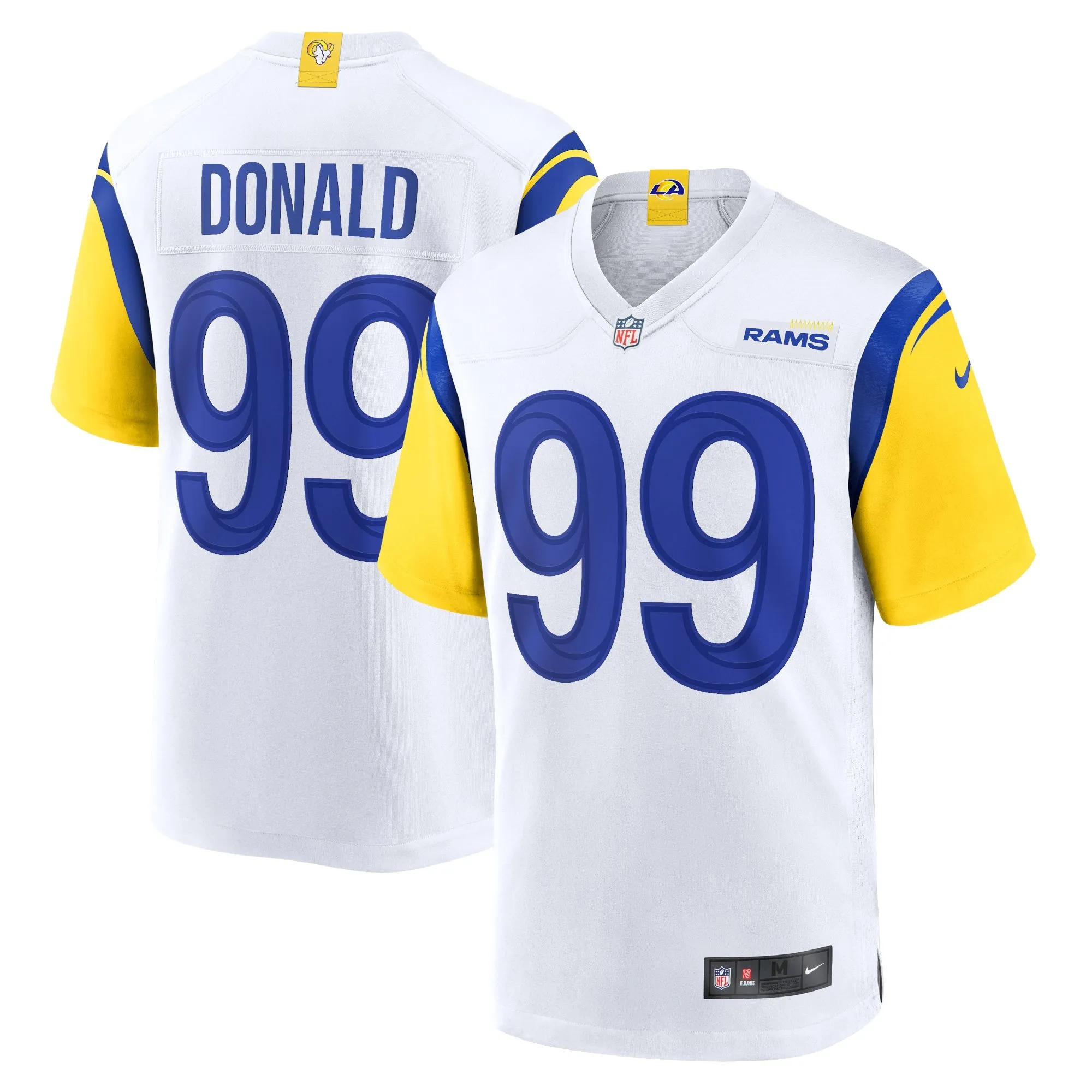 Aaron Donald Los Angeles Rams  Alternate Player Game Jersey - White