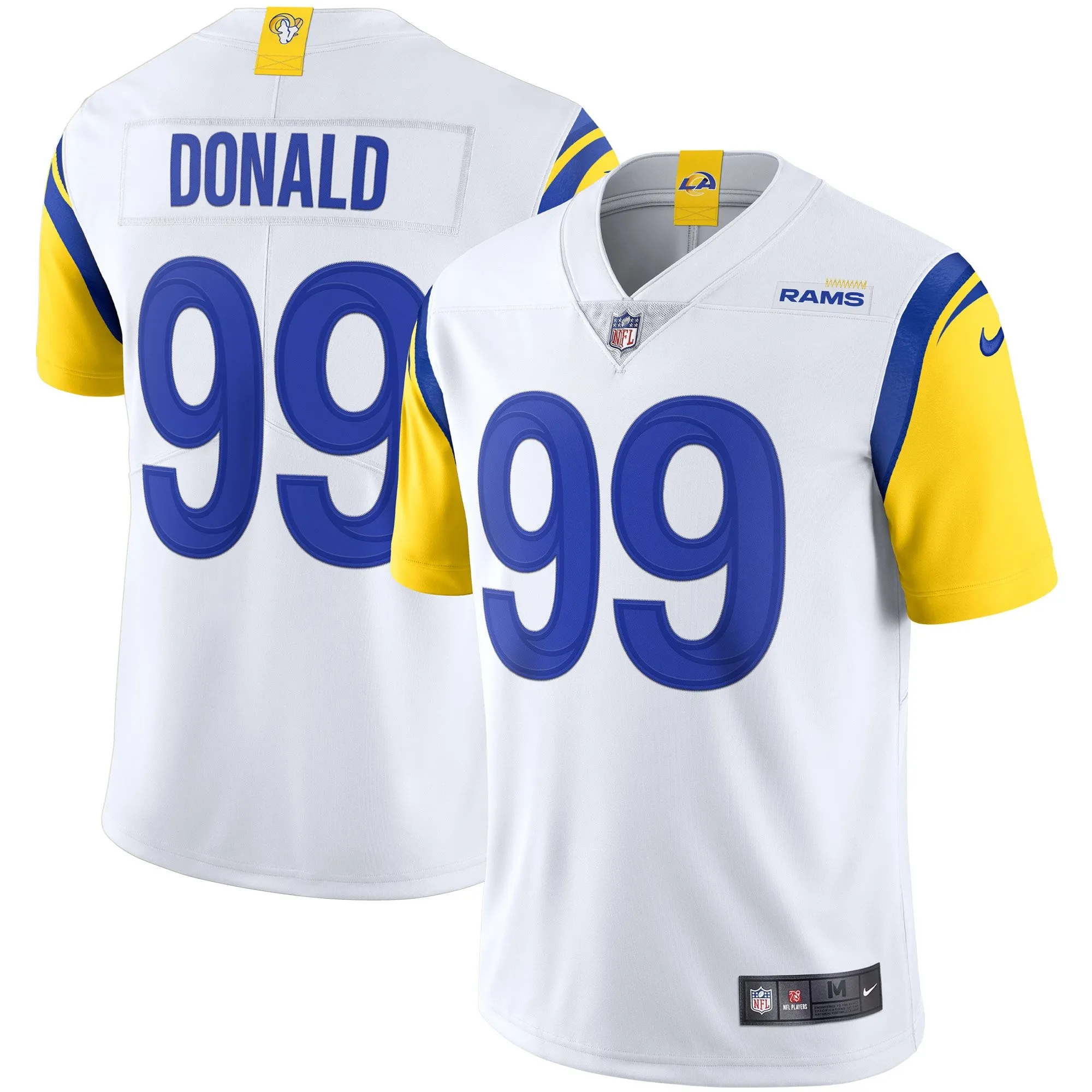 Aaron Donald Los Angeles Rams  Alternate Vapor Limited Jersey - White