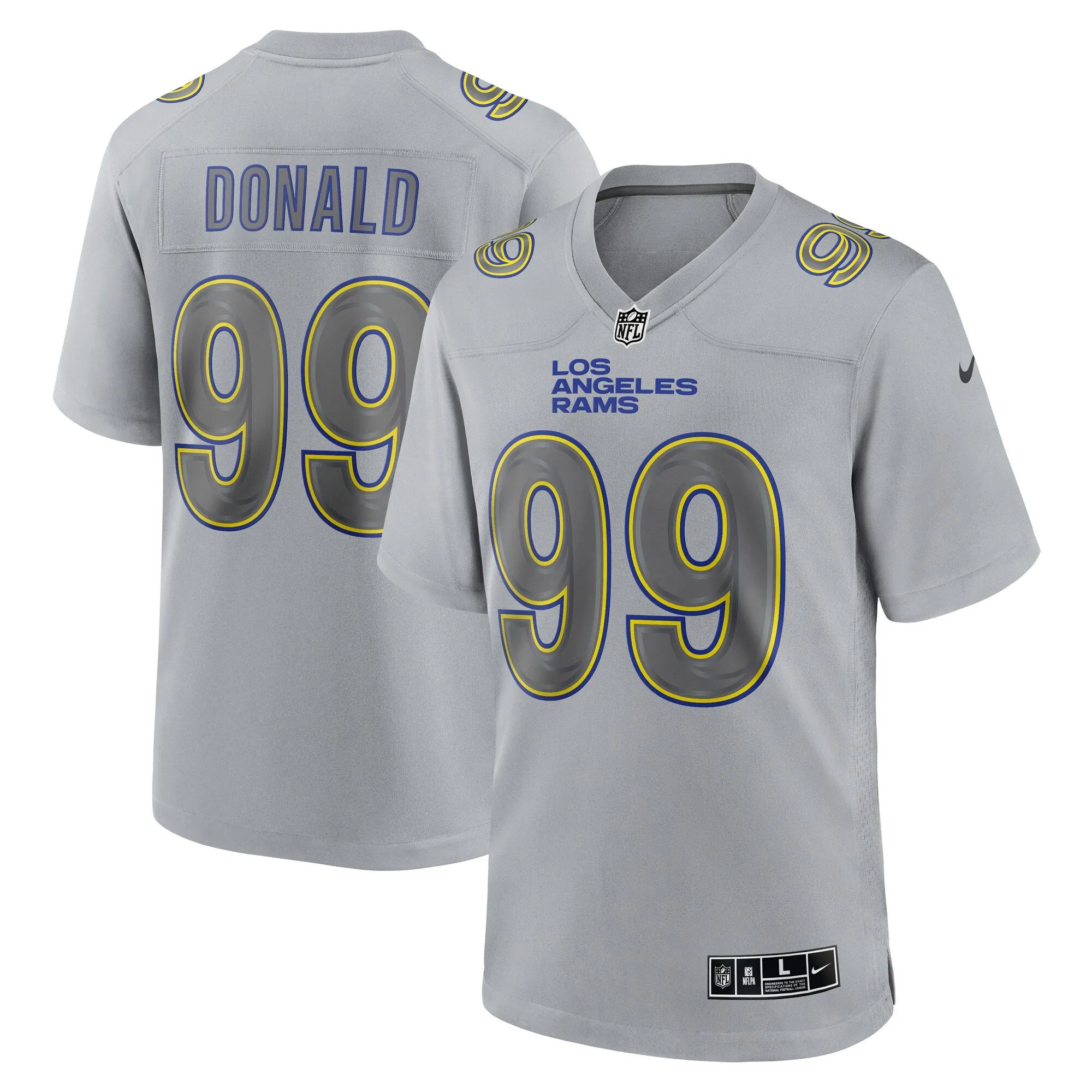 Aaron Donald Los Angeles Rams  Atmosphere Fashion Game Jersey - Gray