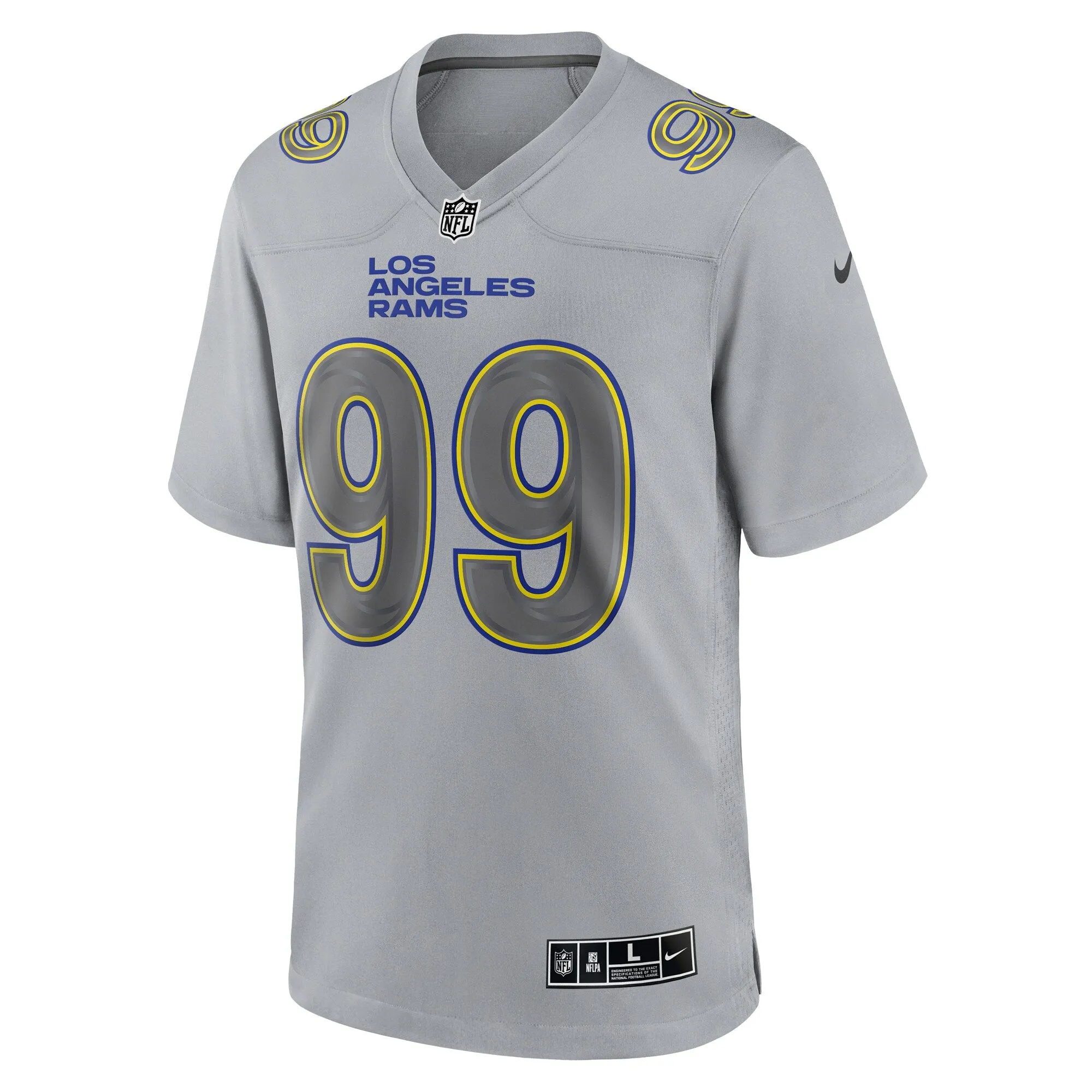 Aaron Donald Los Angeles Rams  Atmosphere Fashion Game Jersey - Gray