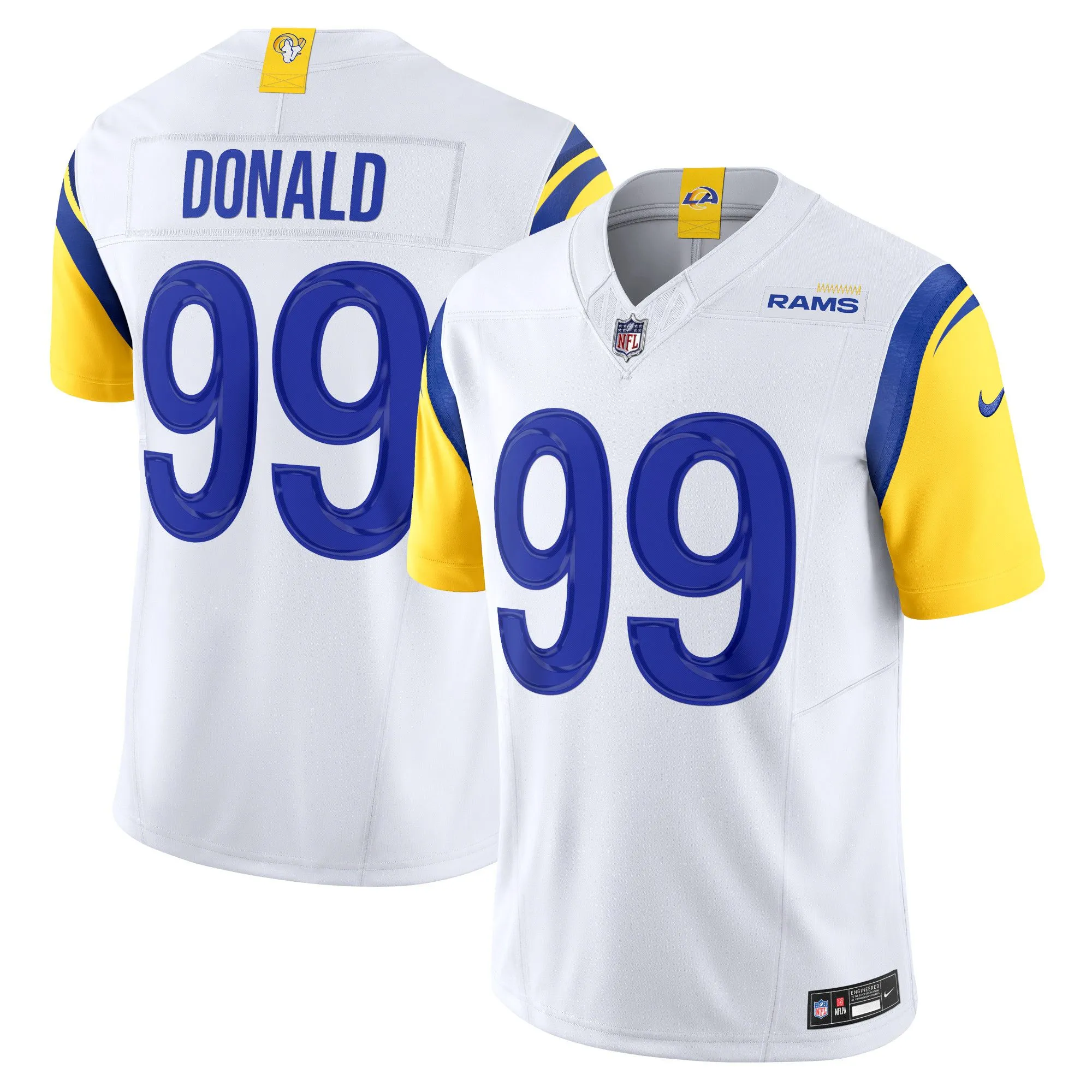 Aaron Donald Los Angeles Rams  Vapor F.U.S.E. Limited Jersey - White