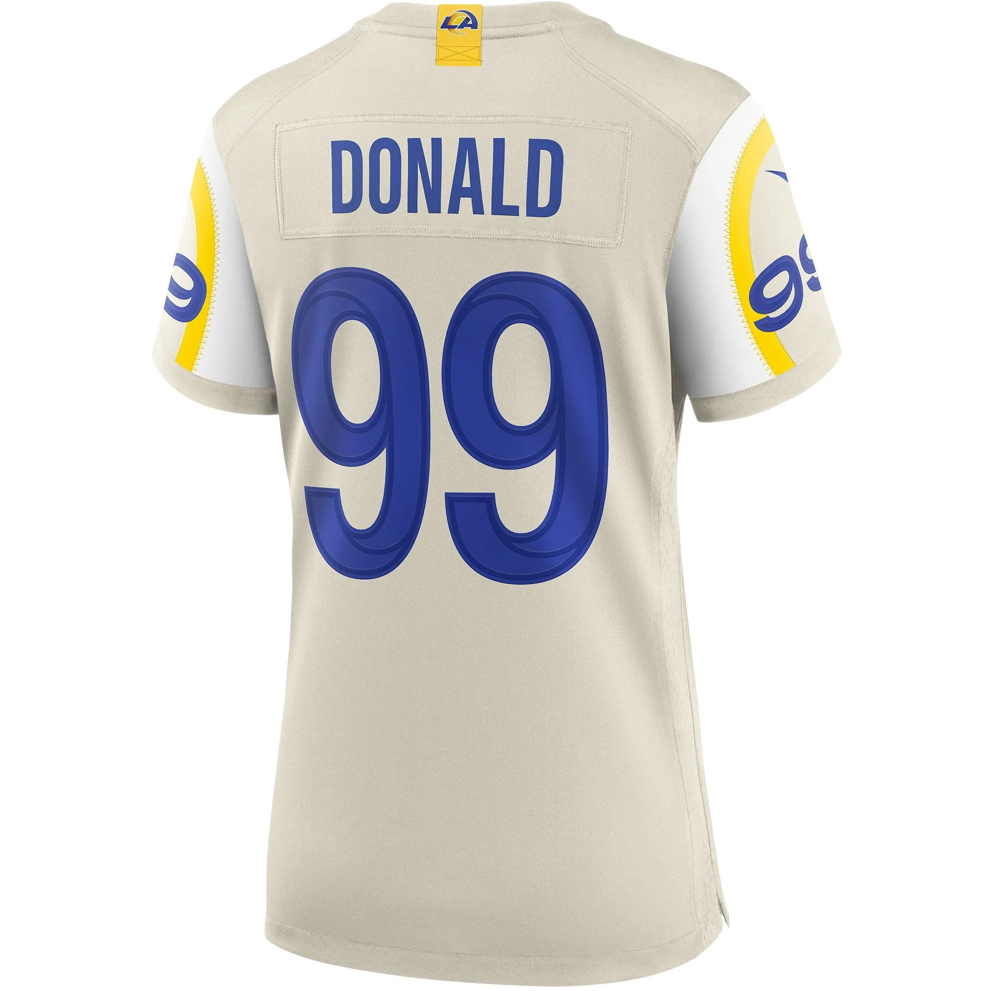 Aaron Donald Los Angeles Rams  Women's Player Game Jersey - Bone