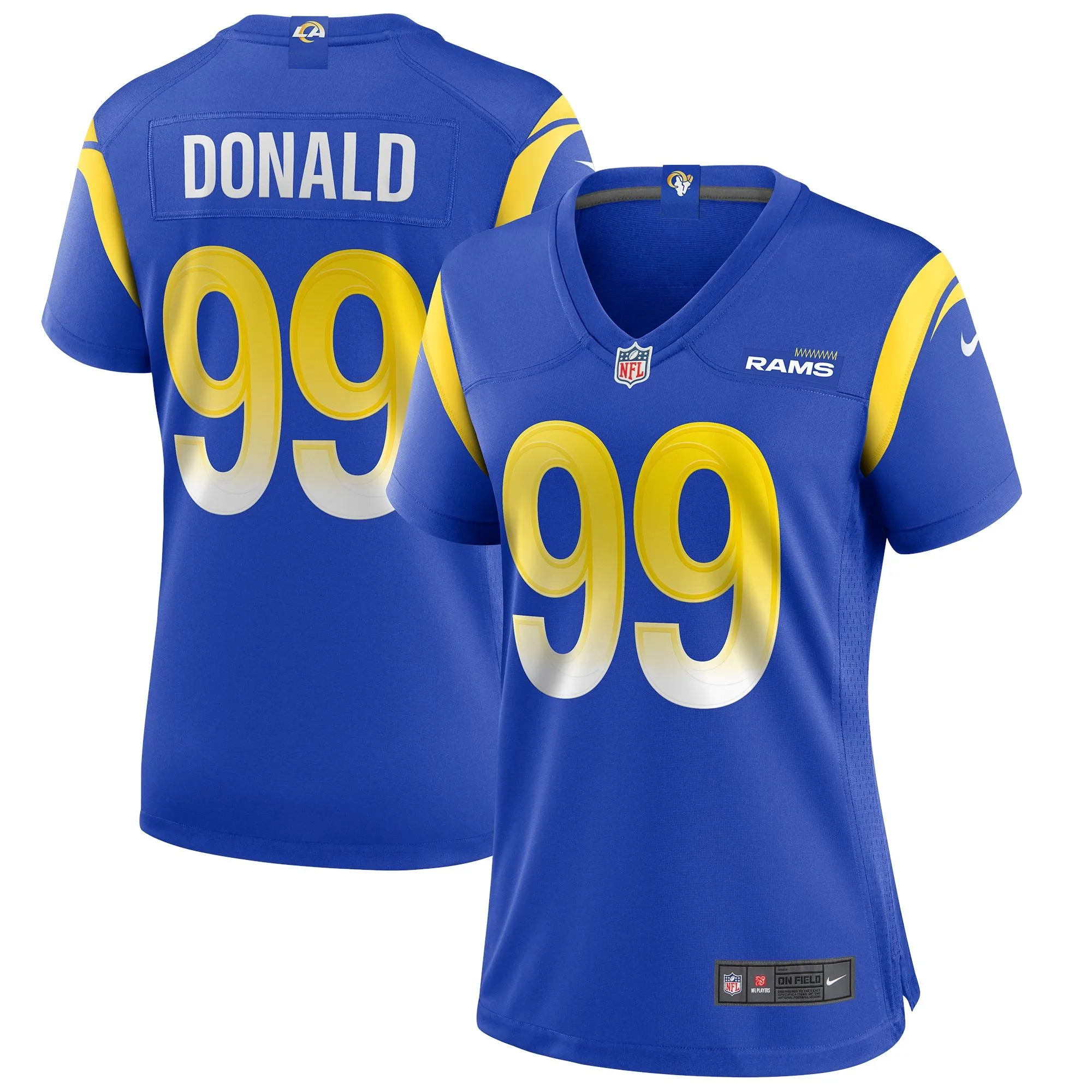 Aaron Donald Los Angeles Rams  Women's Player Jersey - Royal