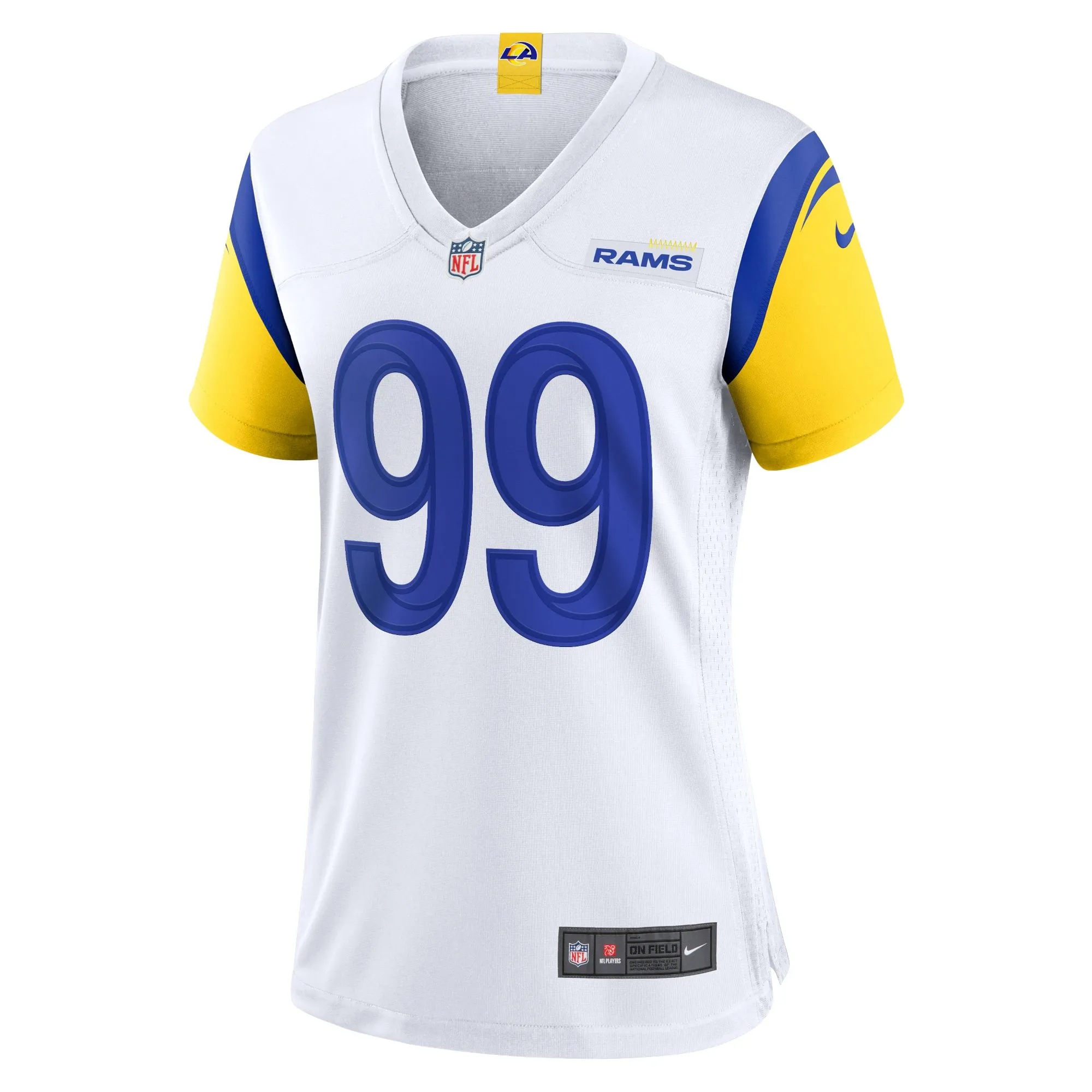 Aaron Donald Los Angeles Rams  Women's Player Jersey - White