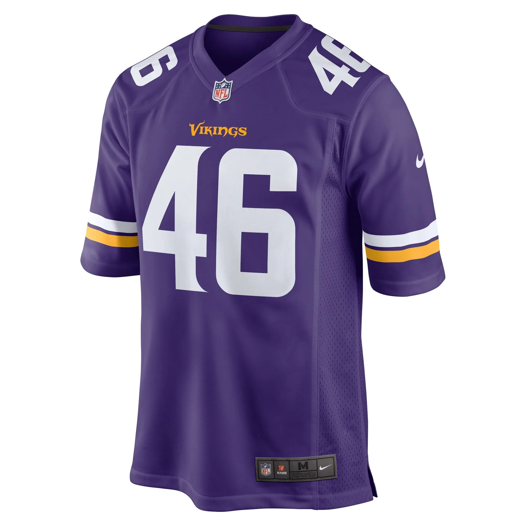 Aaron Dykes Minnesota Vikings  Team Game Jersey - Purple