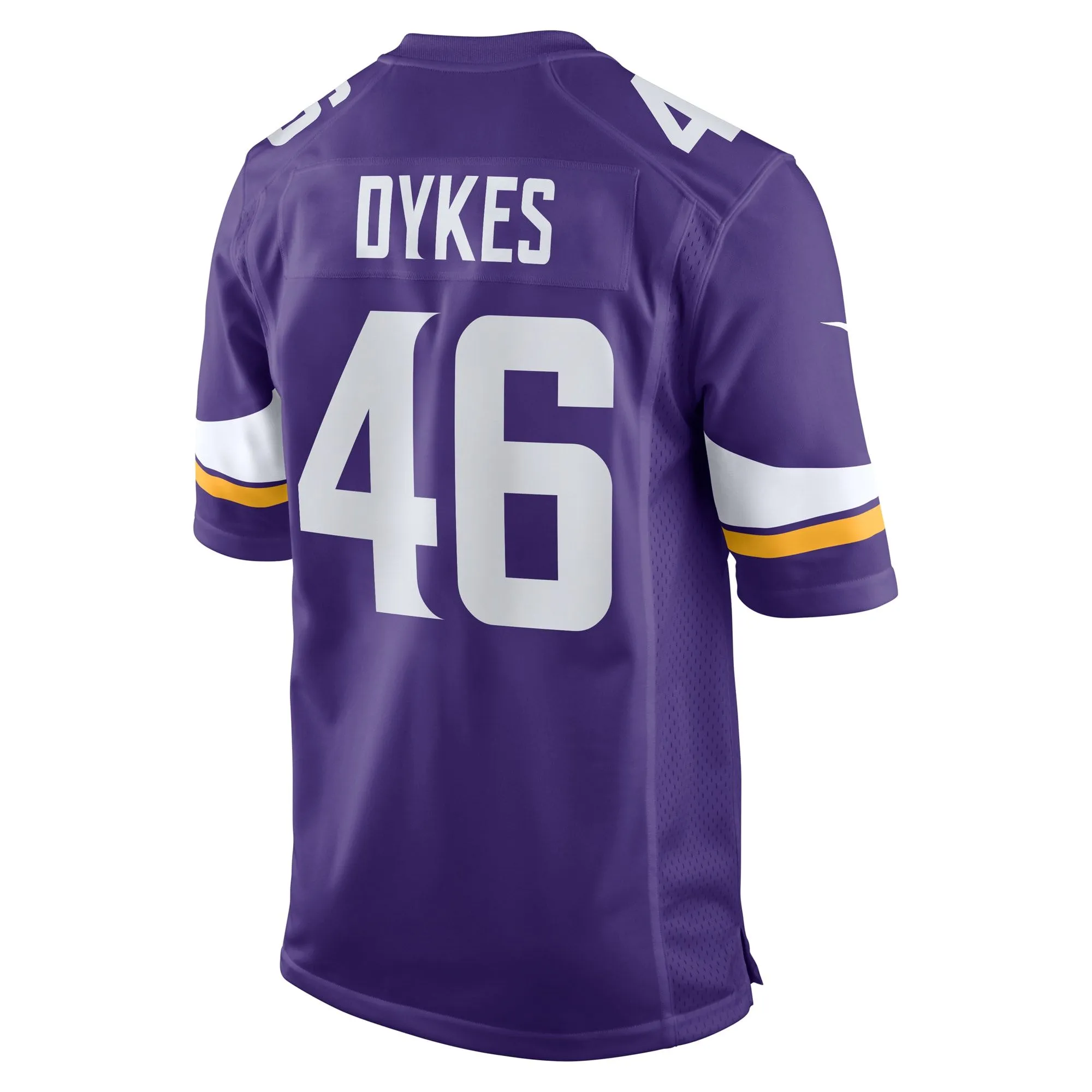 Aaron Dykes Minnesota Vikings  Team Game Jersey - Purple