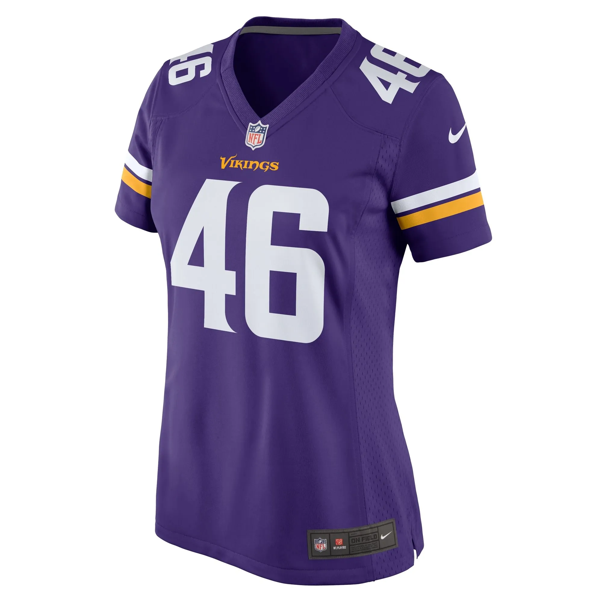 Aaron Dykes Minnesota Vikings  Women's Team Game Jersey - Purple