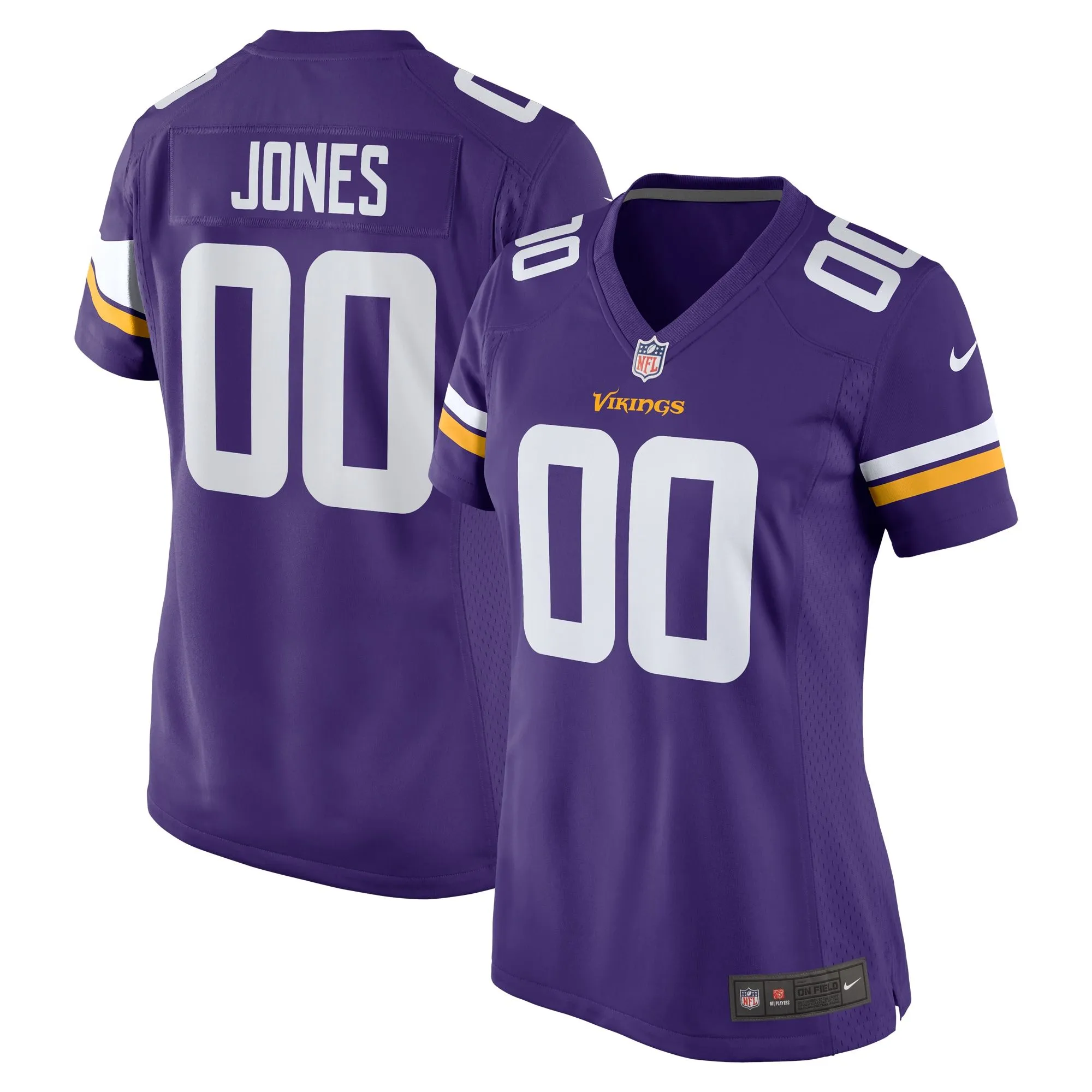 Aaron Jones Minnesota Vikings  Women's Game Player Jersey - Purple