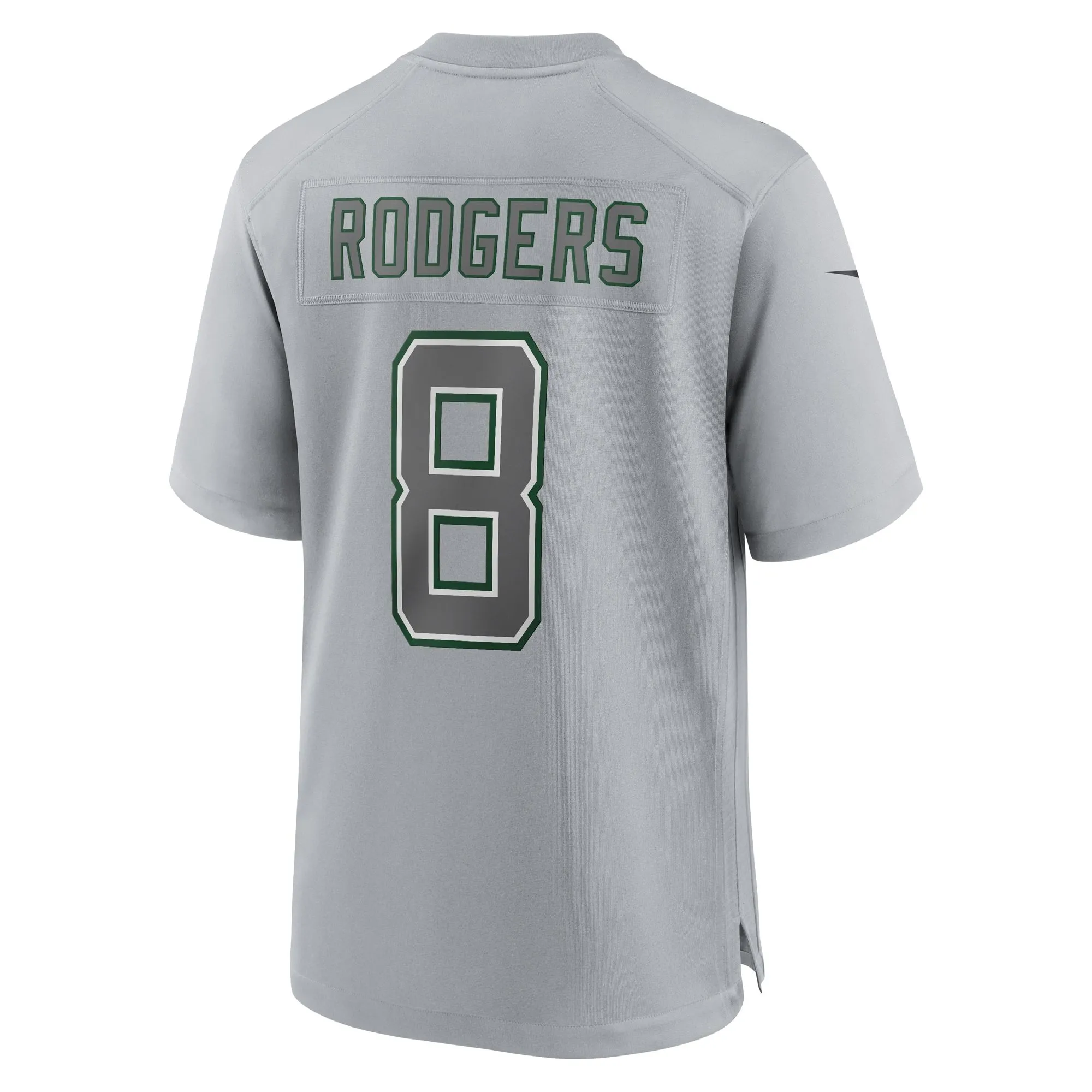 Aaron Rodgers New York Jets  Atmosphere Fashion Game Jersey - Heather Gray