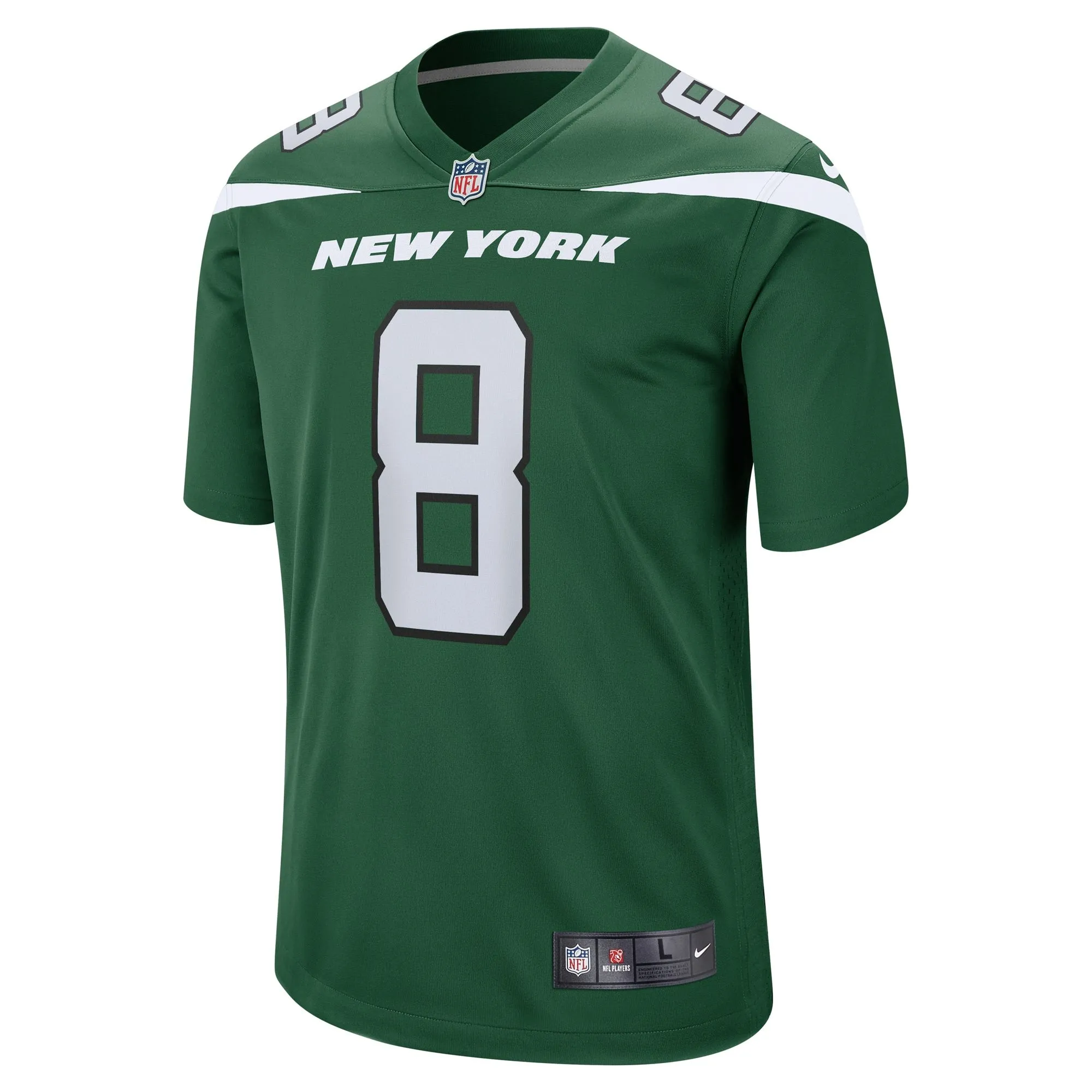 Aaron Rodgers New York Jets  Game Jersey - Gotham Green