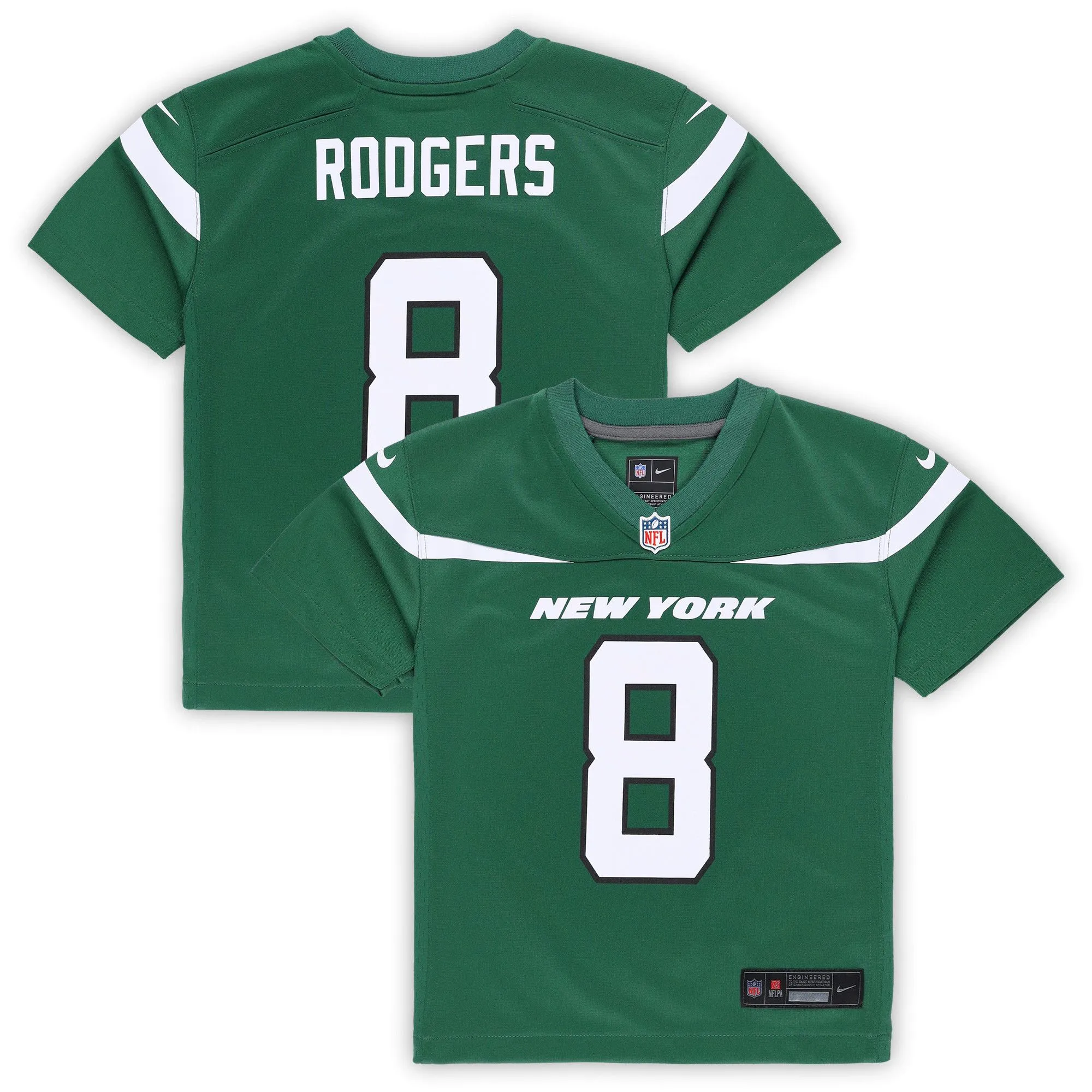 Aaron Rodgers New York Jets  Infant Game Jersey - Gotham Green