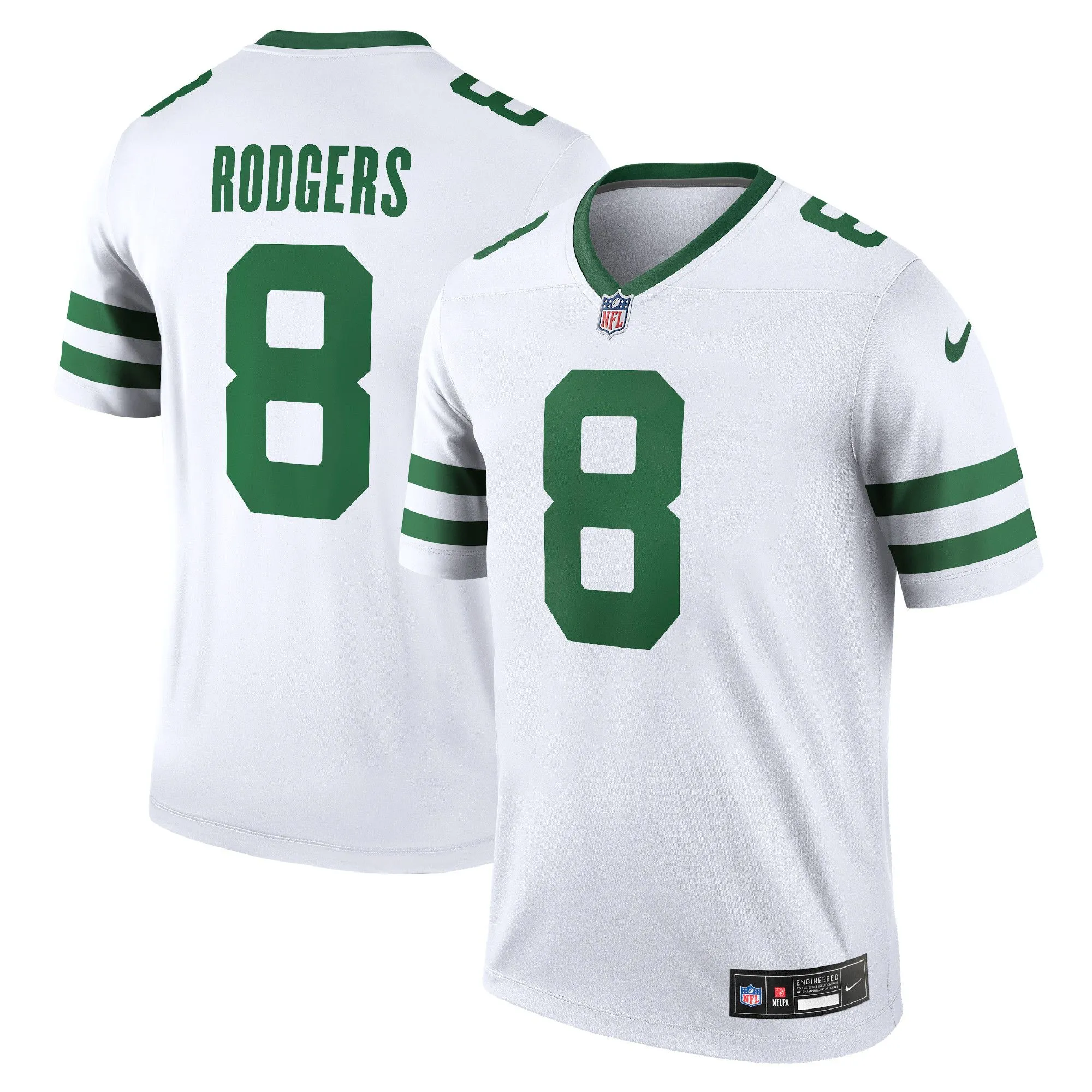 Aaron Rodgers New York Jets  Men's Alternate Legend Player Jersey - Spotlight White