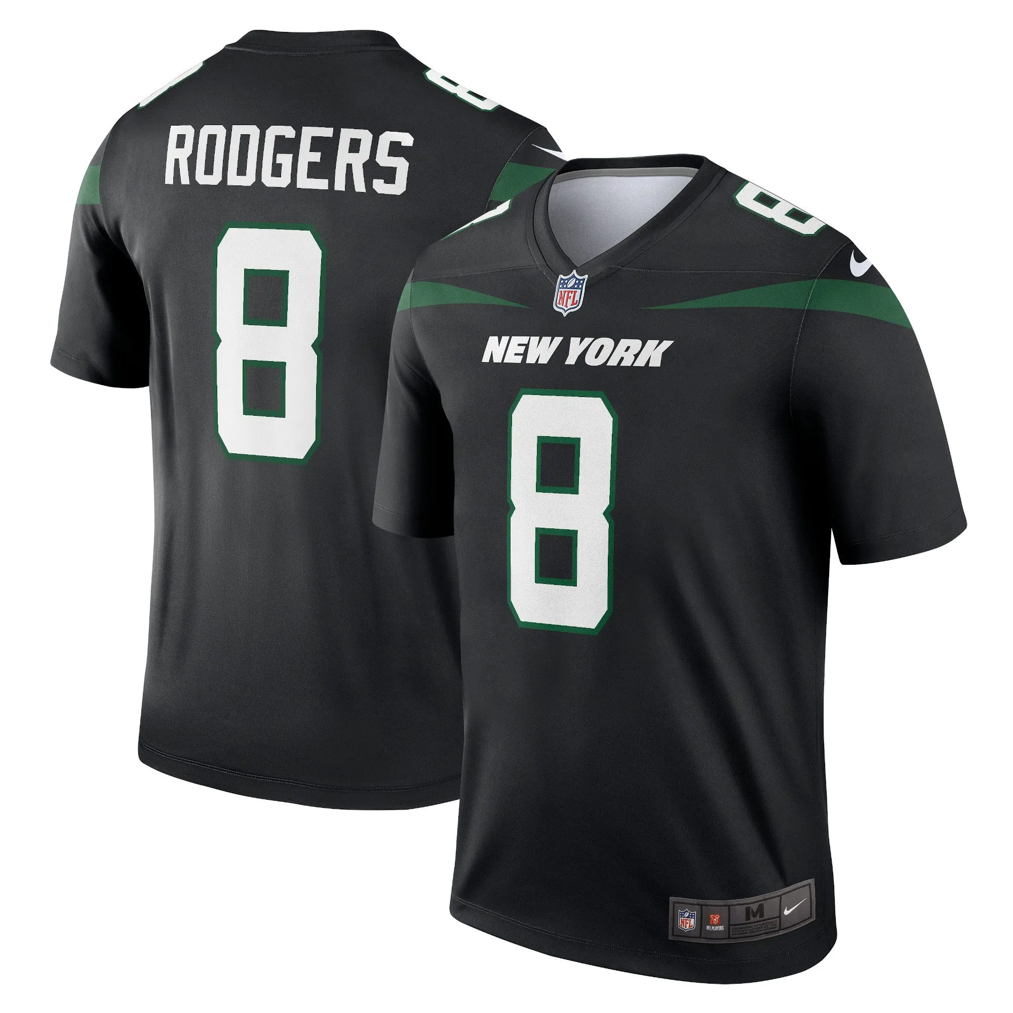 Aaron Rodgers New York Jets  Men's Alternate Legend Player Jersey - Stealth Black