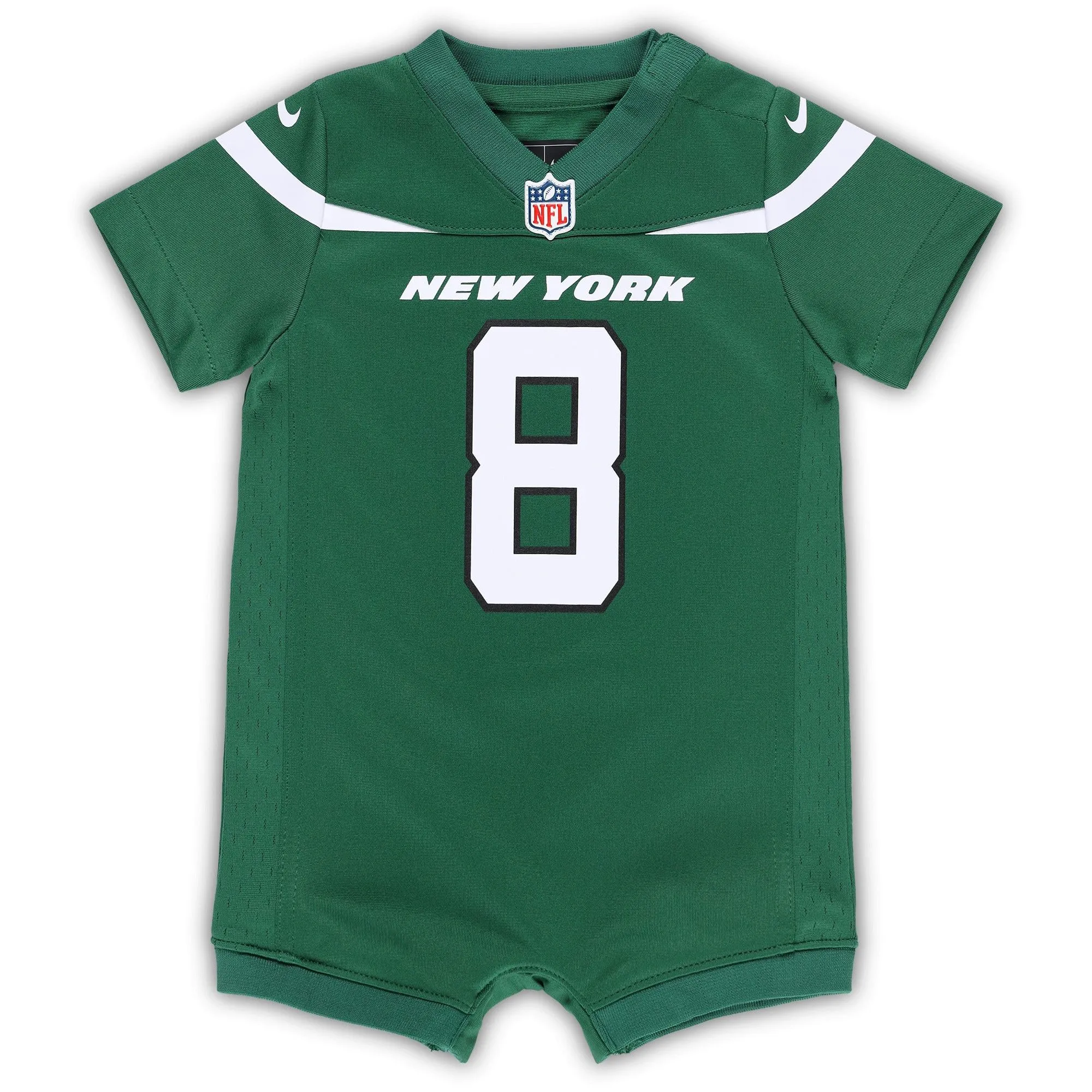 Aaron Rodgers New York Jets  Newborn & Infant Game Romper Jersey - Green