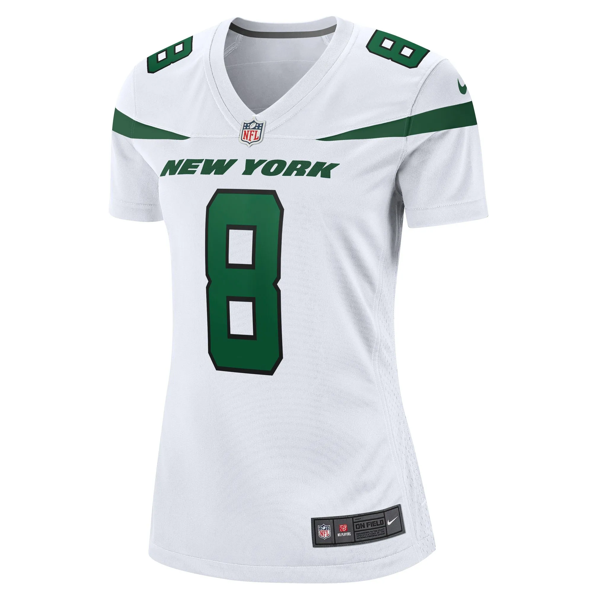 Aaron Rodgers New York Jets  Women's Player Jersey - White