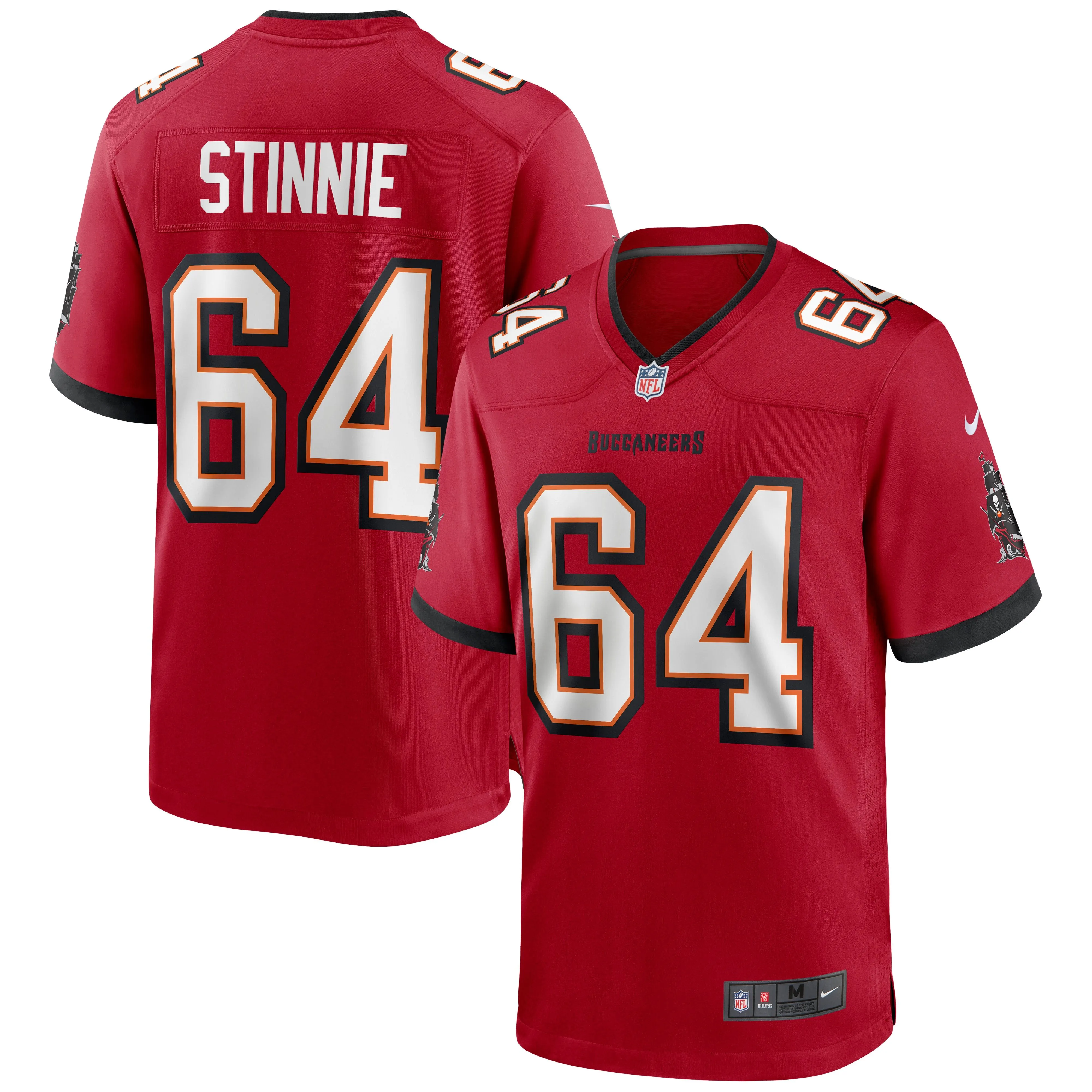 Aaron Stinnie Tampa Bay Buccaneers  Game Jersey - Red