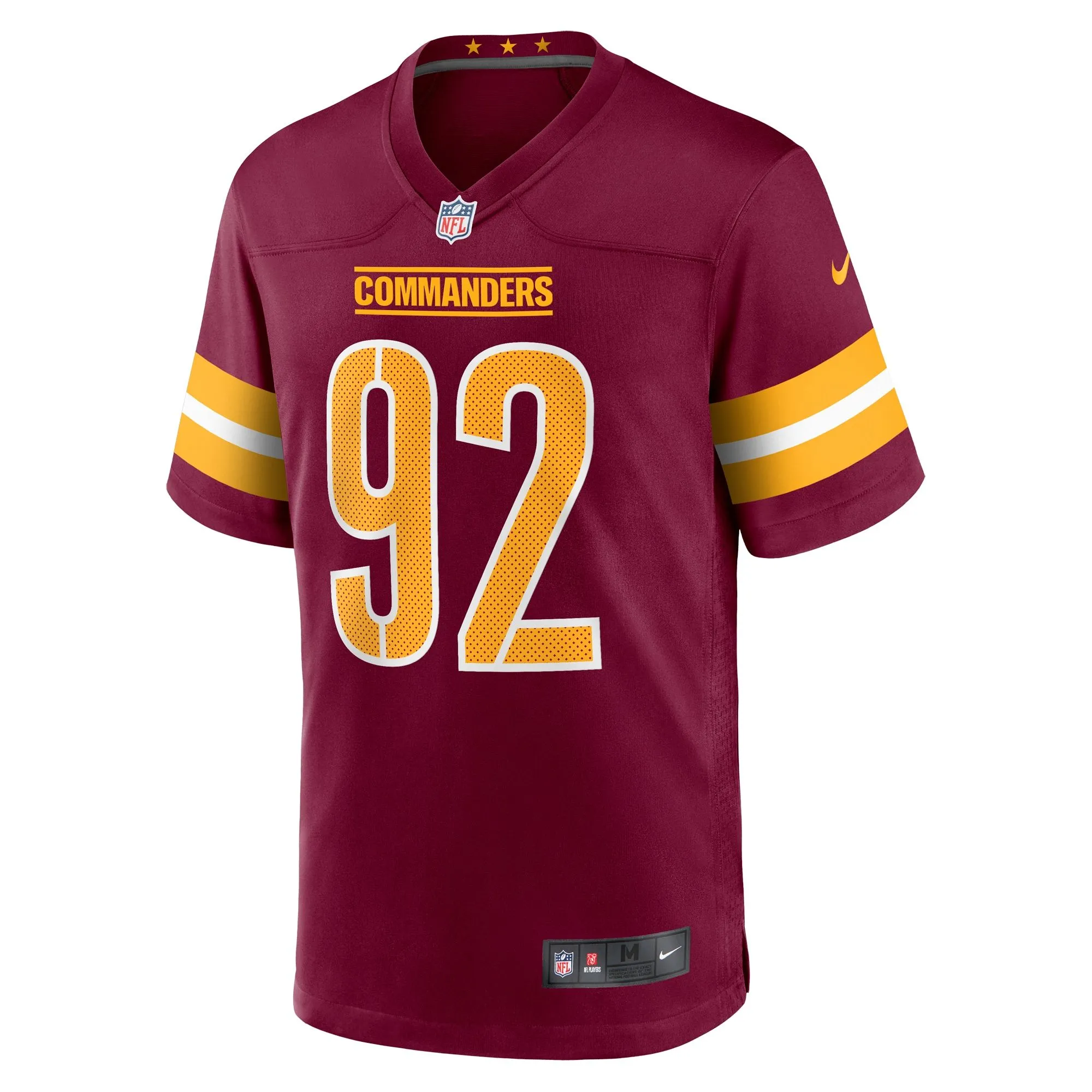 Abdullah Anderson Washington Commanders  Game Player Jersey - Burgundy