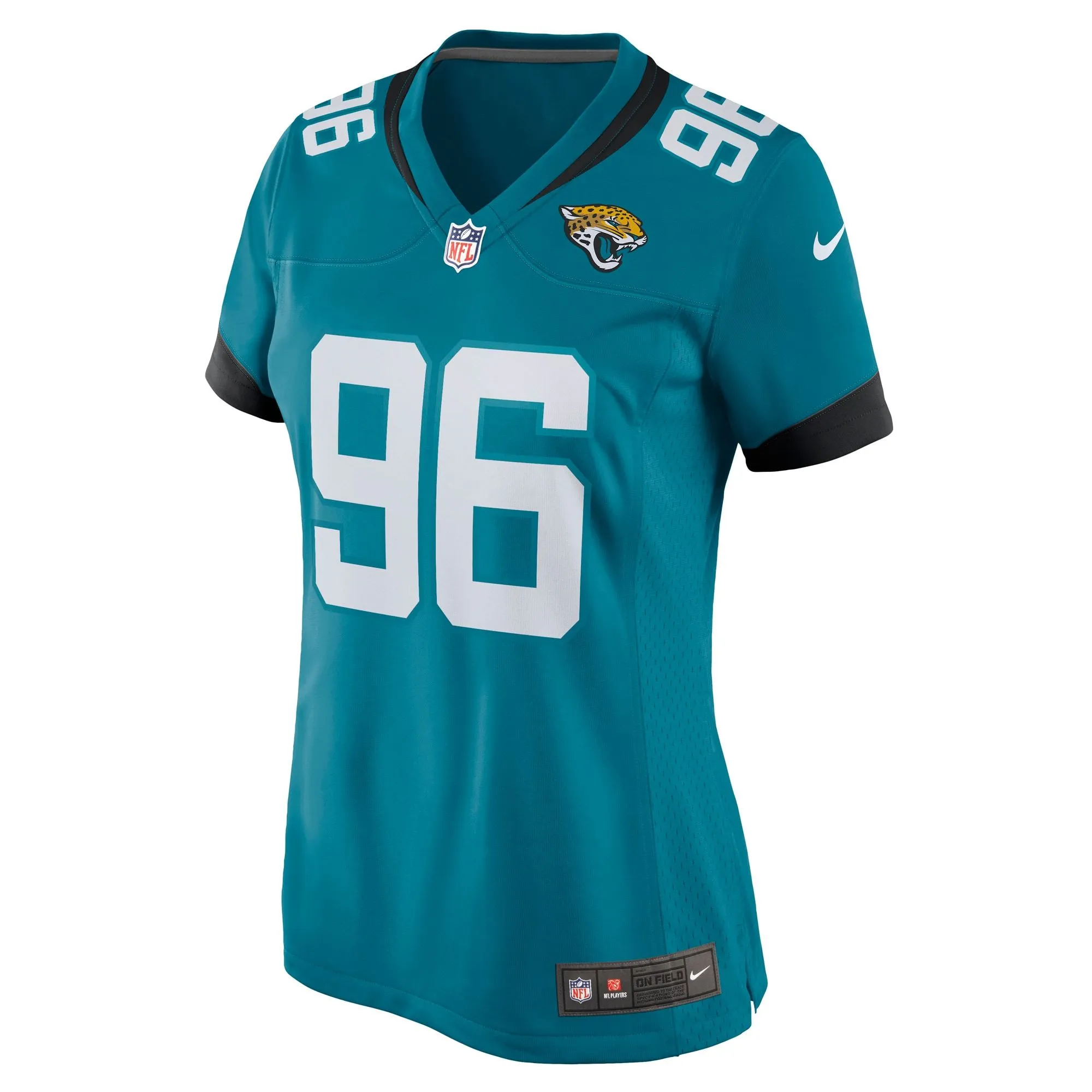 Adam Gotsis Jacksonville Jaguars  Women's Game Jersey - Teal