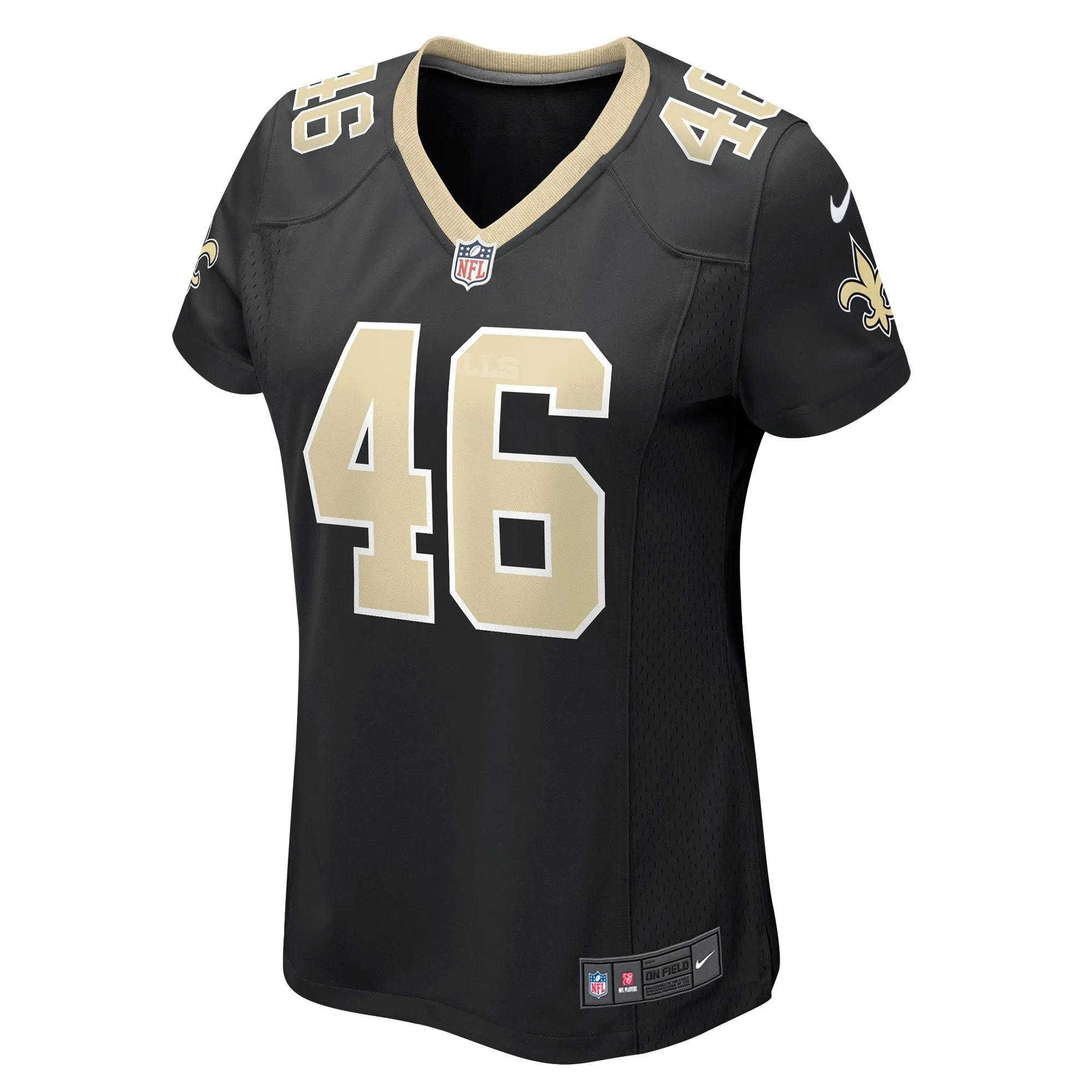 Adam Prentice New Orleans Saints  Women's Game Player Jersey - Black