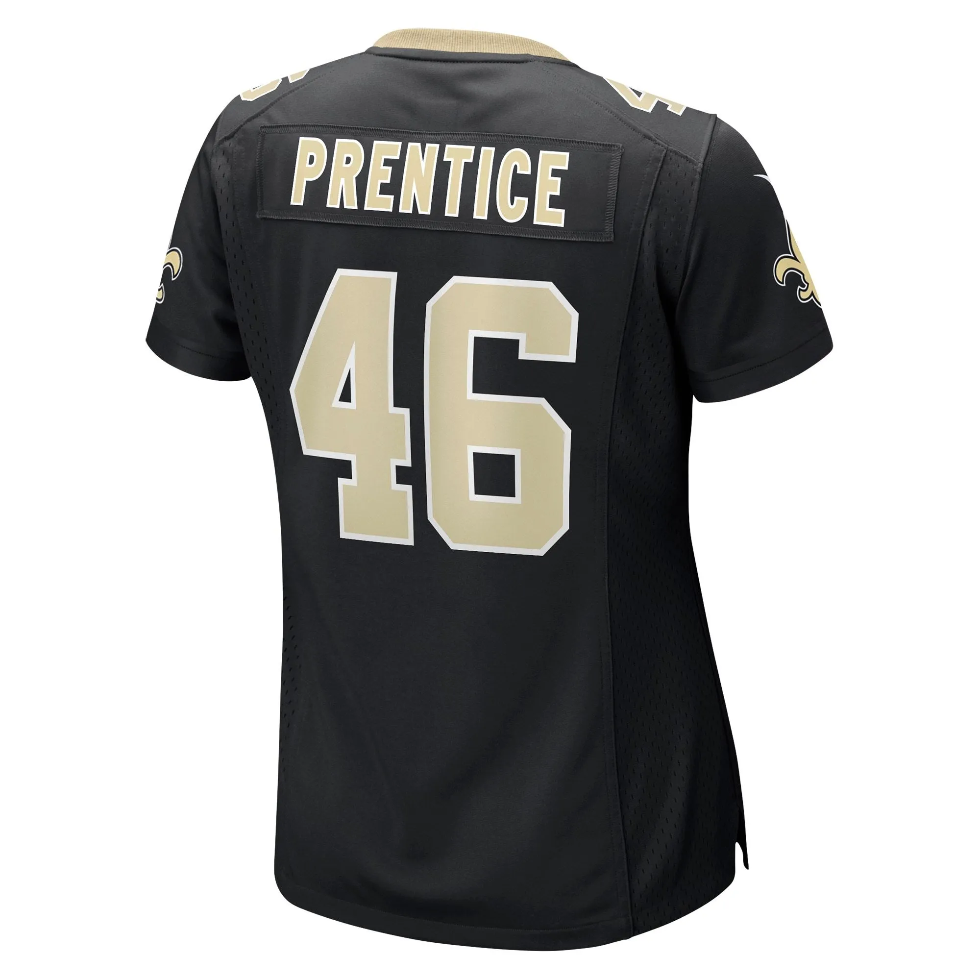 Adam Prentice New Orleans Saints  Women's Game Player Jersey - Black