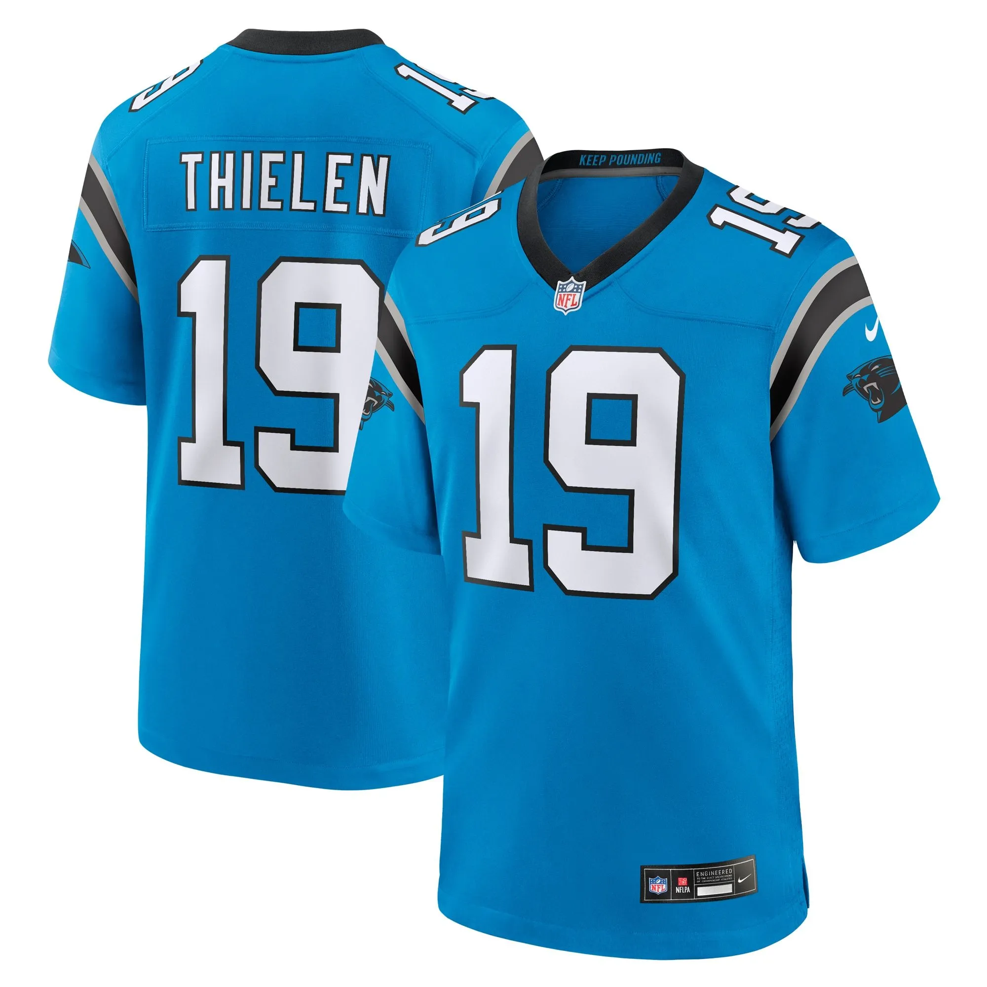 Adam Thielen Carolina Panthers  Alternate Game Jersey - Blue