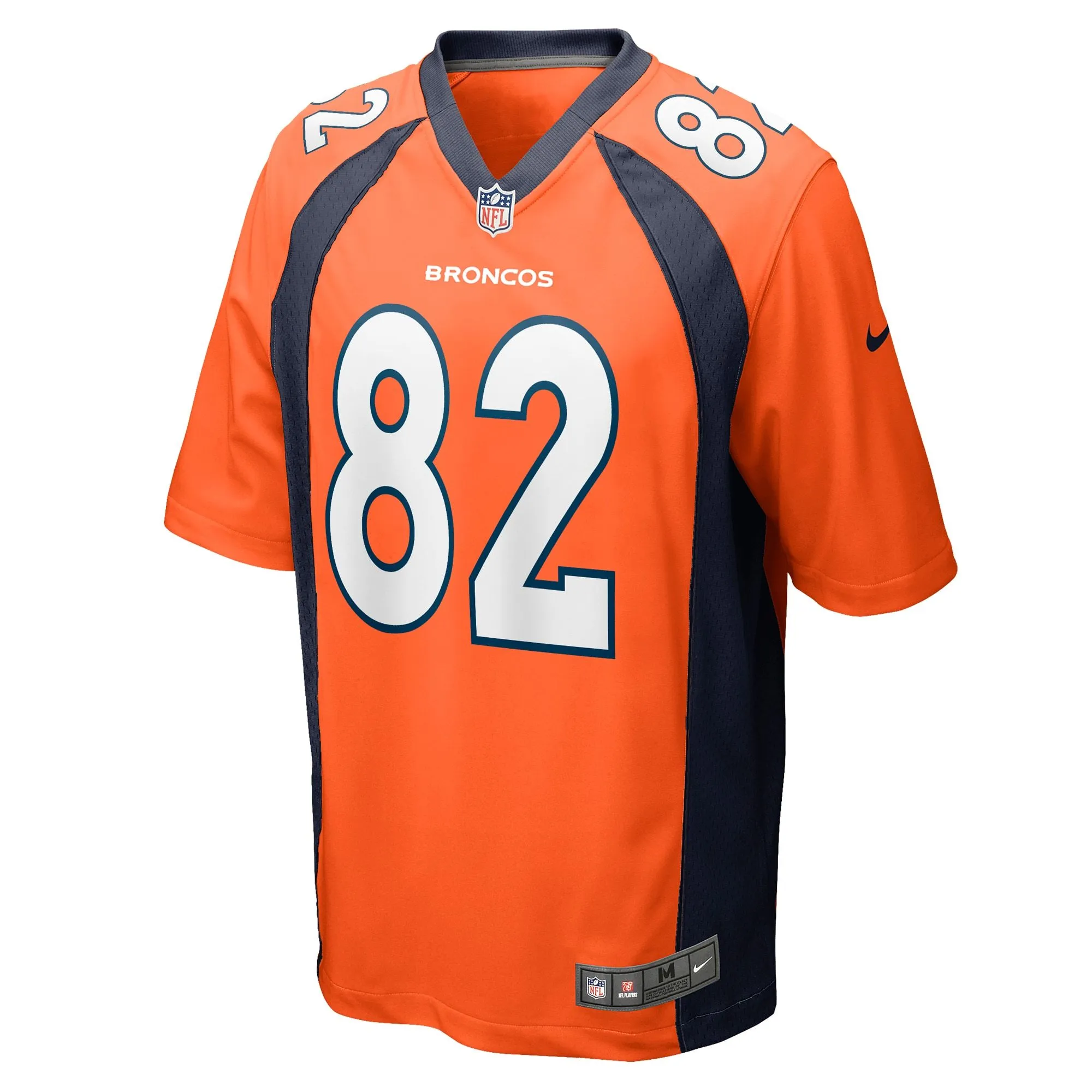 Adam Trautman Denver Broncos  Team Game Jersey - Orange