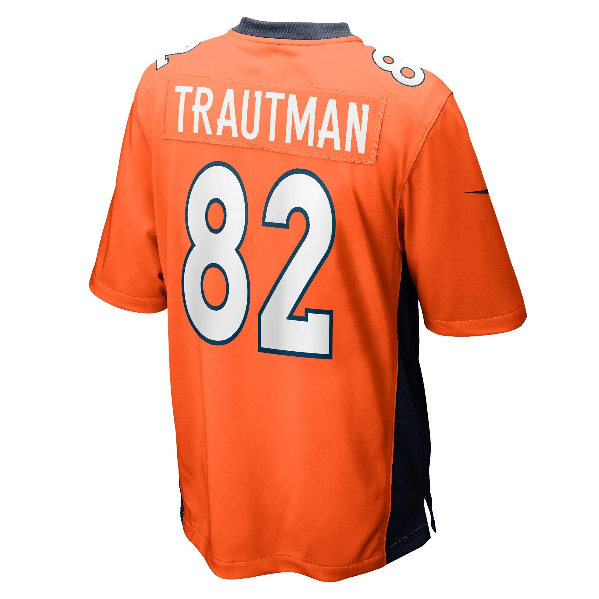 Adam Trautman Denver Broncos  Team Game Jersey - Orange