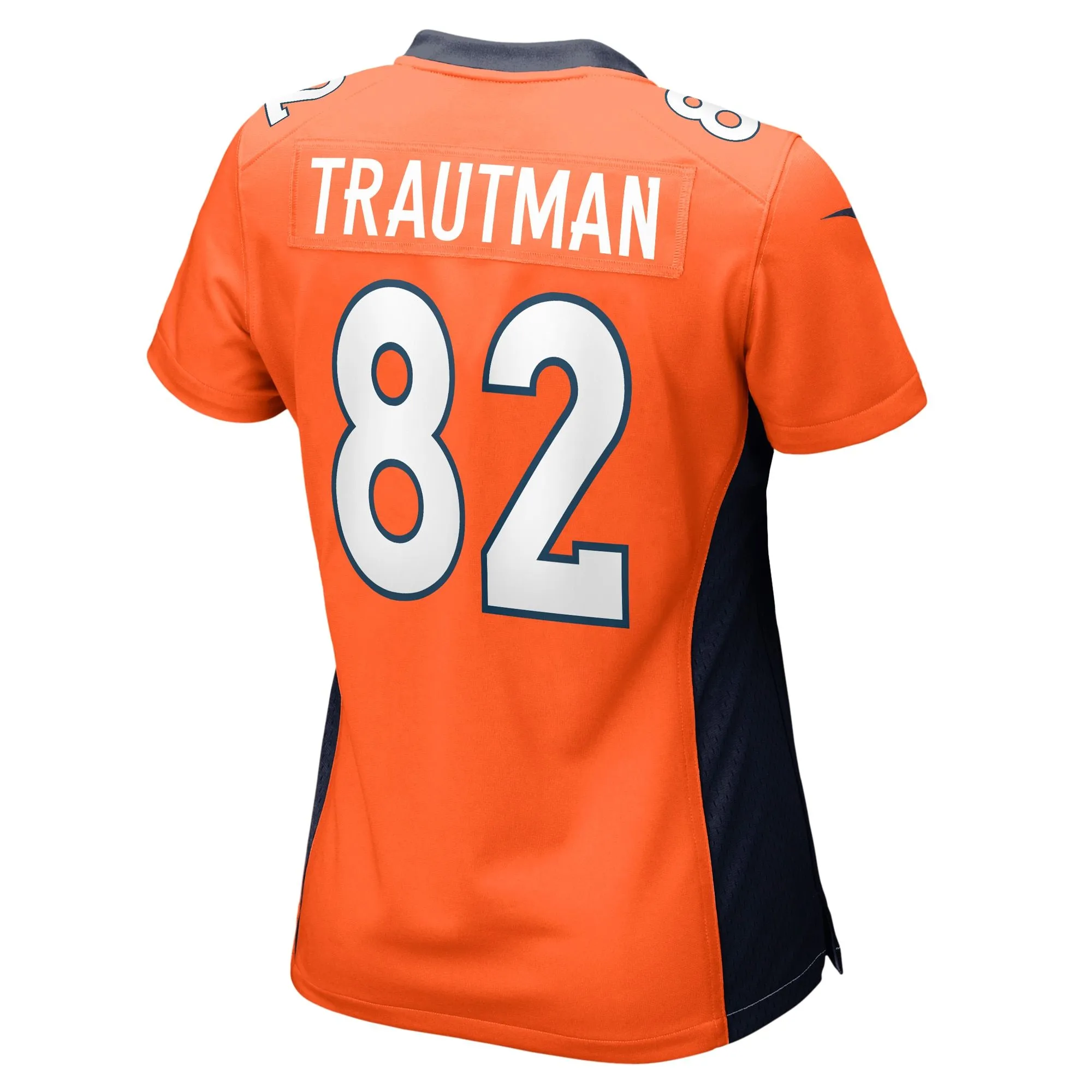 Adam Trautman Denver Broncos  Women's Team Game Jersey - Orange