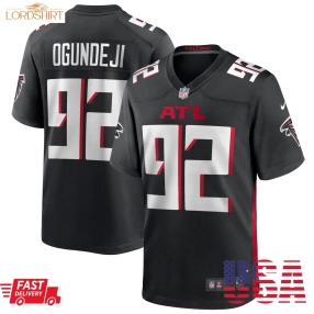 Adetokunbo Ogundeji Atlanta Falcons  Game Jersey   Black