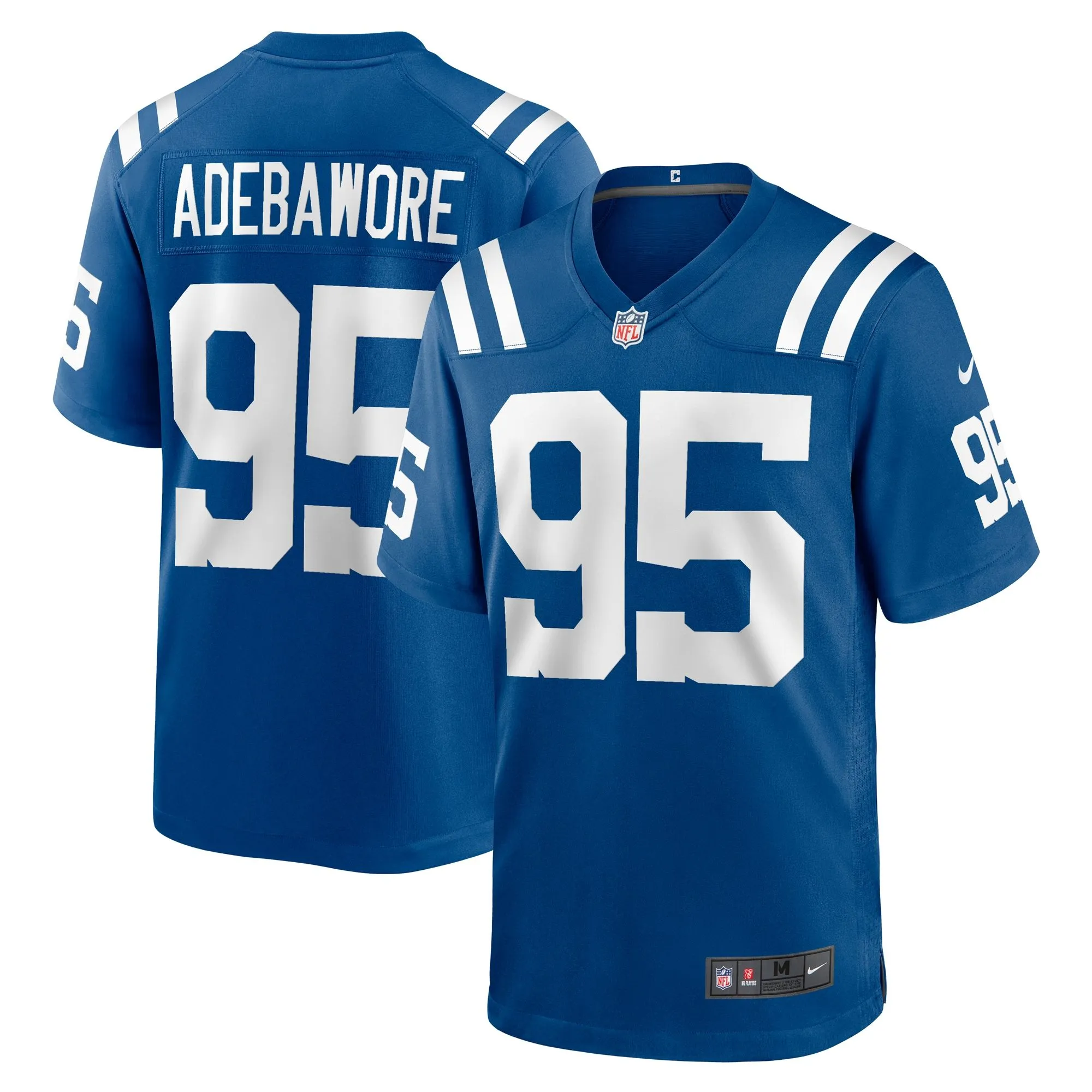 Adetomiwa Adebawore Indianapolis Colts  Team Game Jersey -  Royal