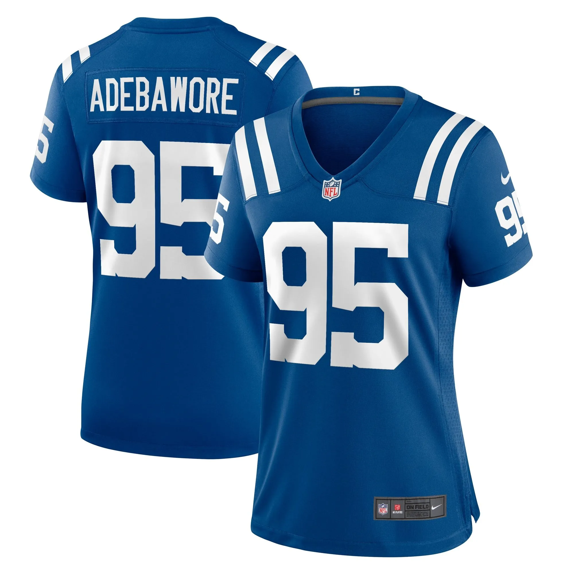 Adetomiwa Adebawore Indianapolis Colts  Women's Team Game Jersey -  Royal