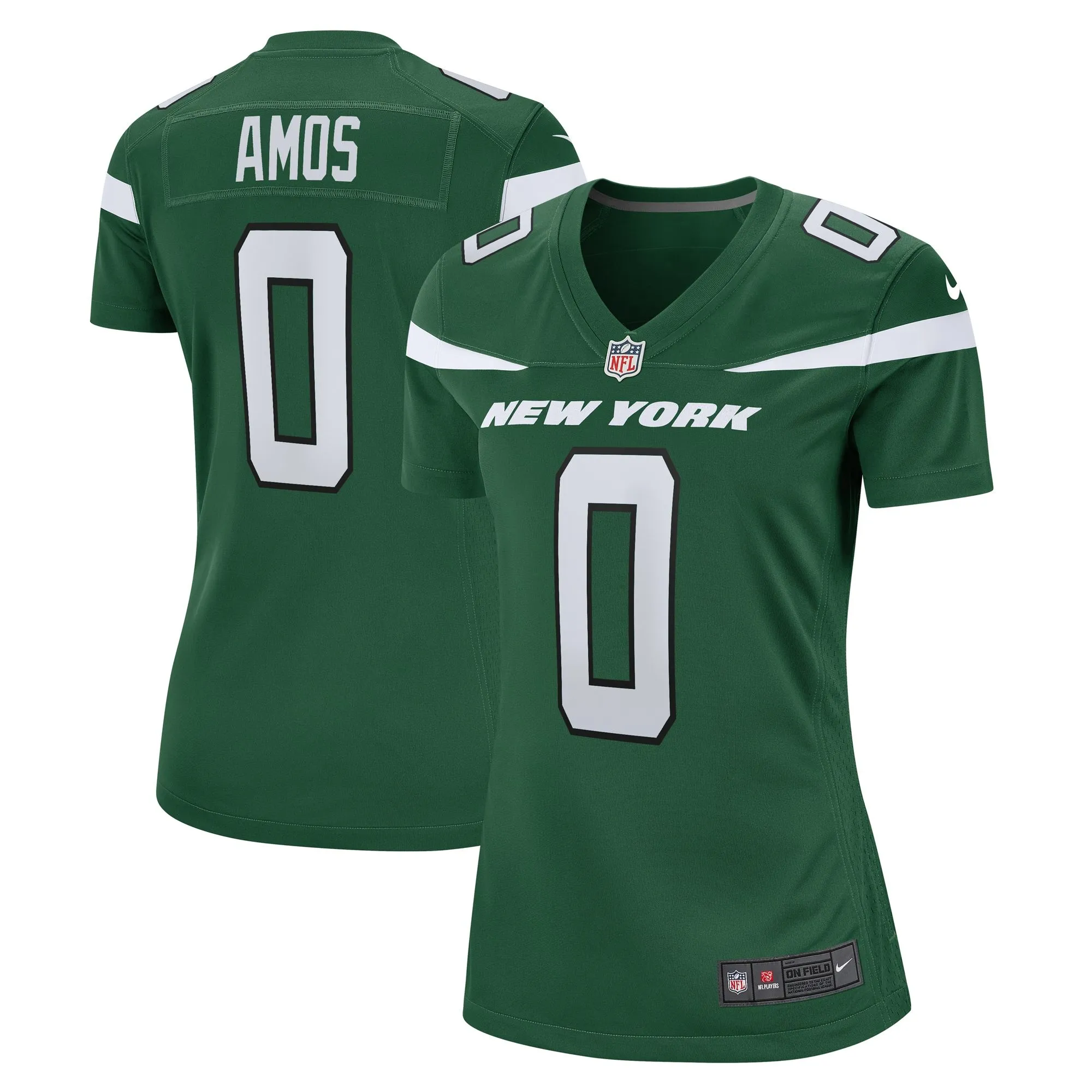 Adrian Amos New York Jets  Women's  Game Jersey - Gotham Green