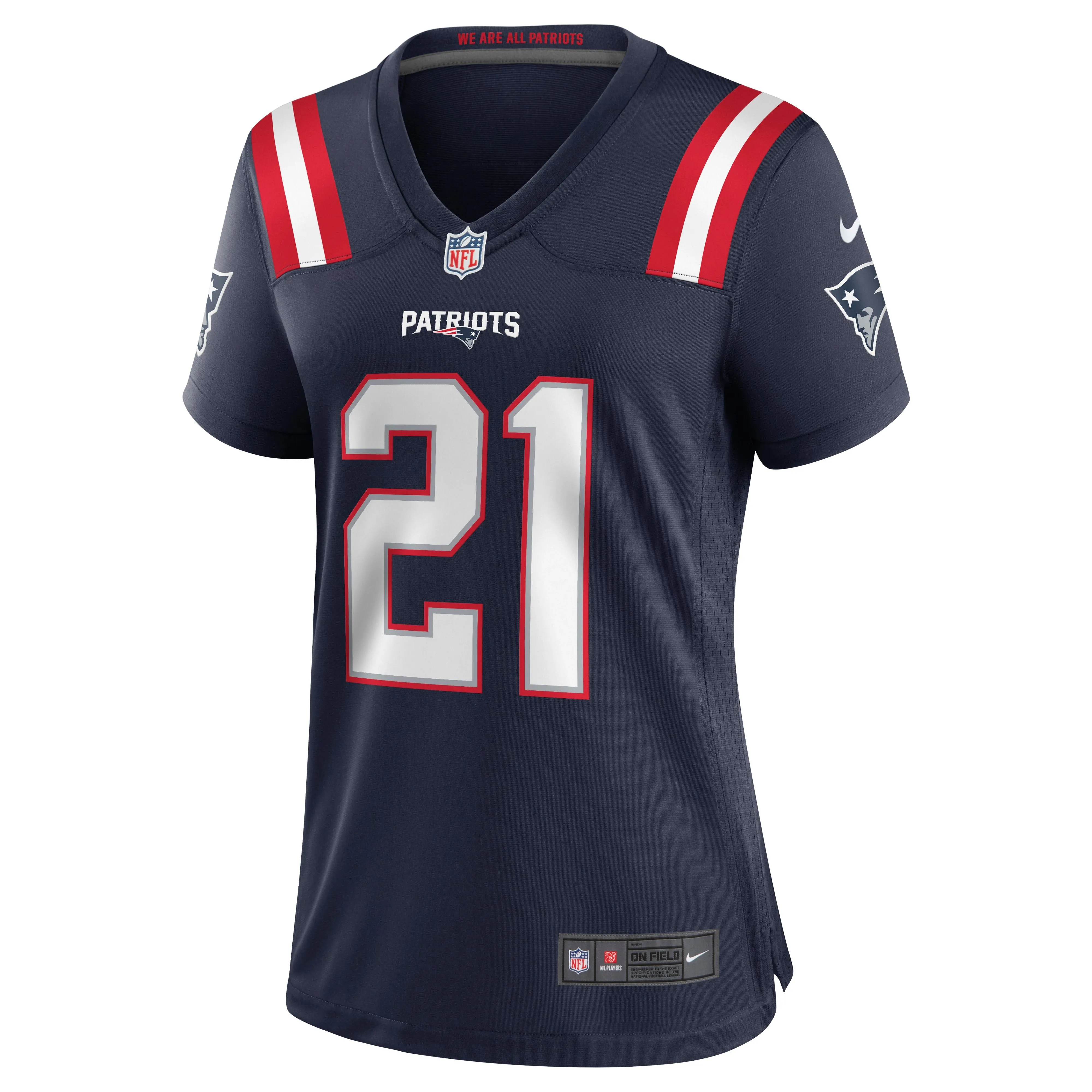 Adrian Phillips New England Patriots  Women's Game Jersey - Navy