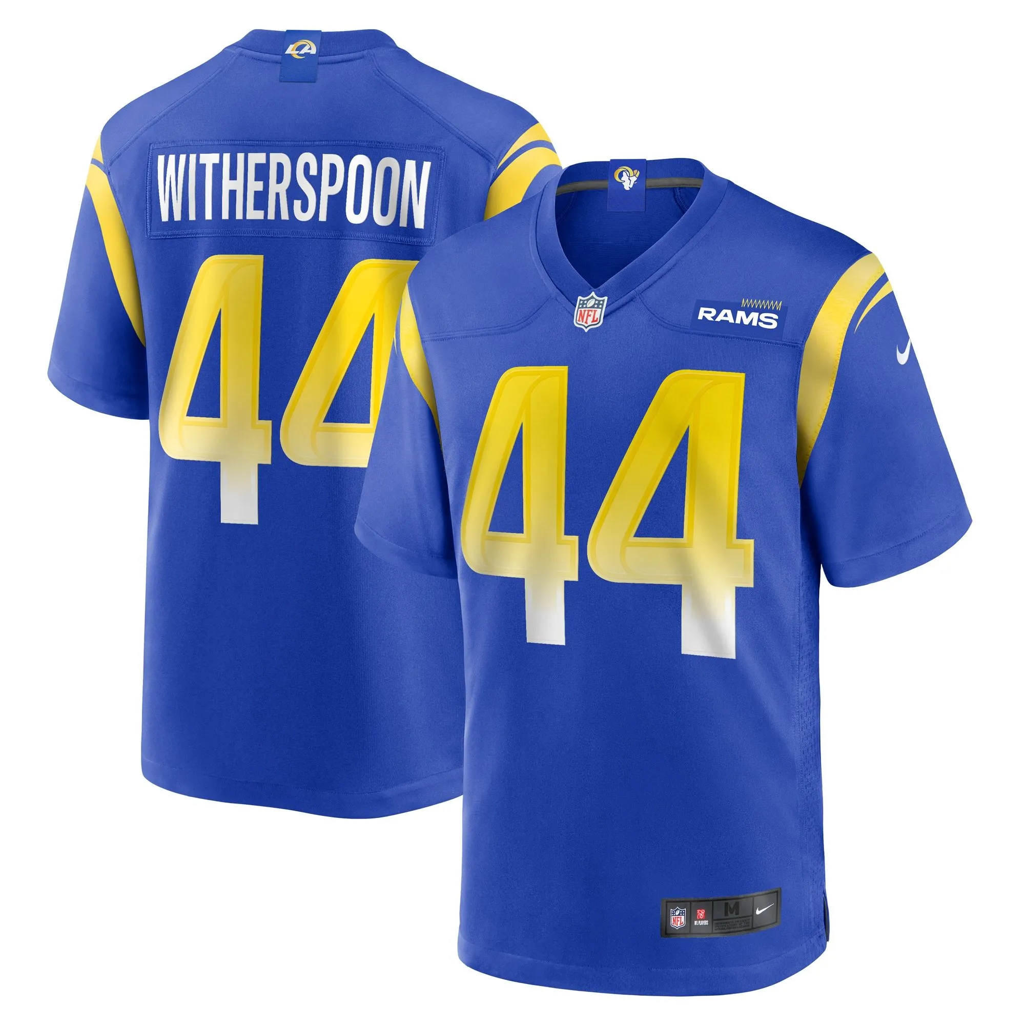 Ahkello Witherspoon Los Angeles Rams   Game Jersey -  Royal