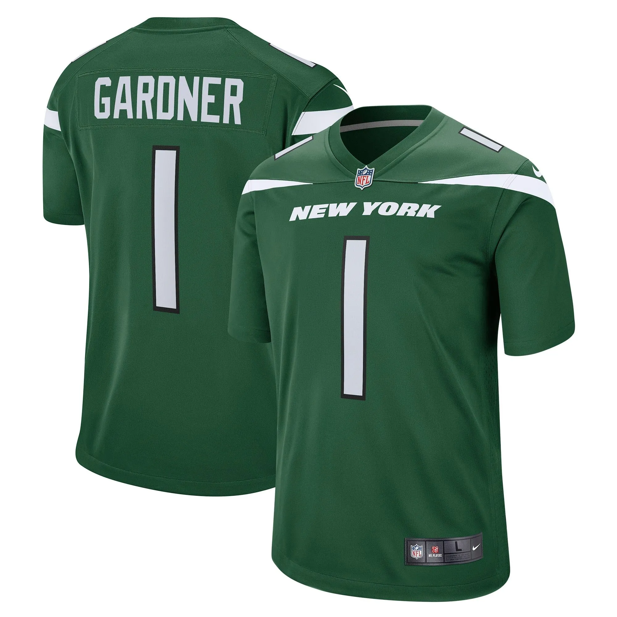 Ahmad Sauce Gardner New York Jets  Player Game Jersey - Green