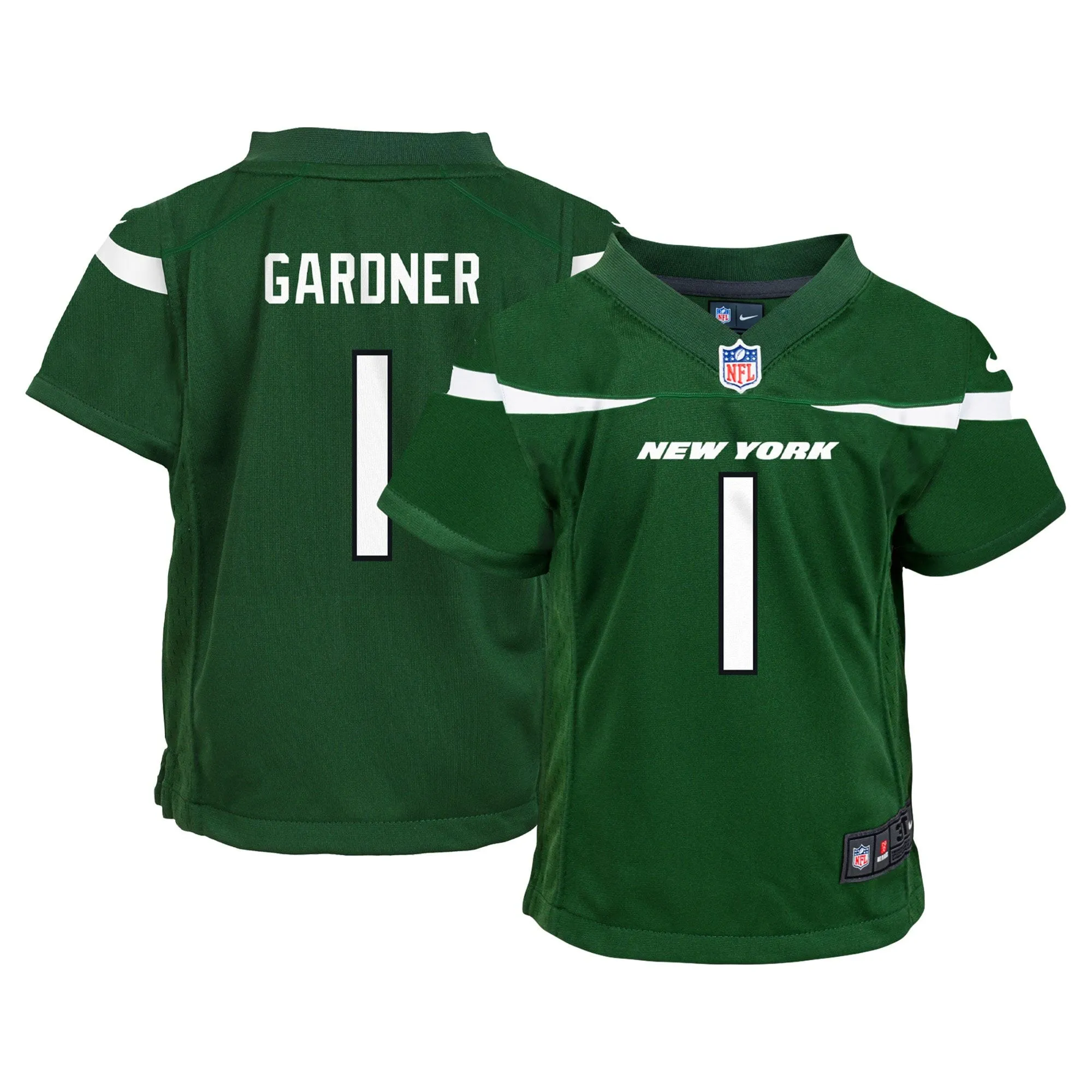 Ahmad Sauce Gardner New York Jets  Toddler Game Jersey - Green