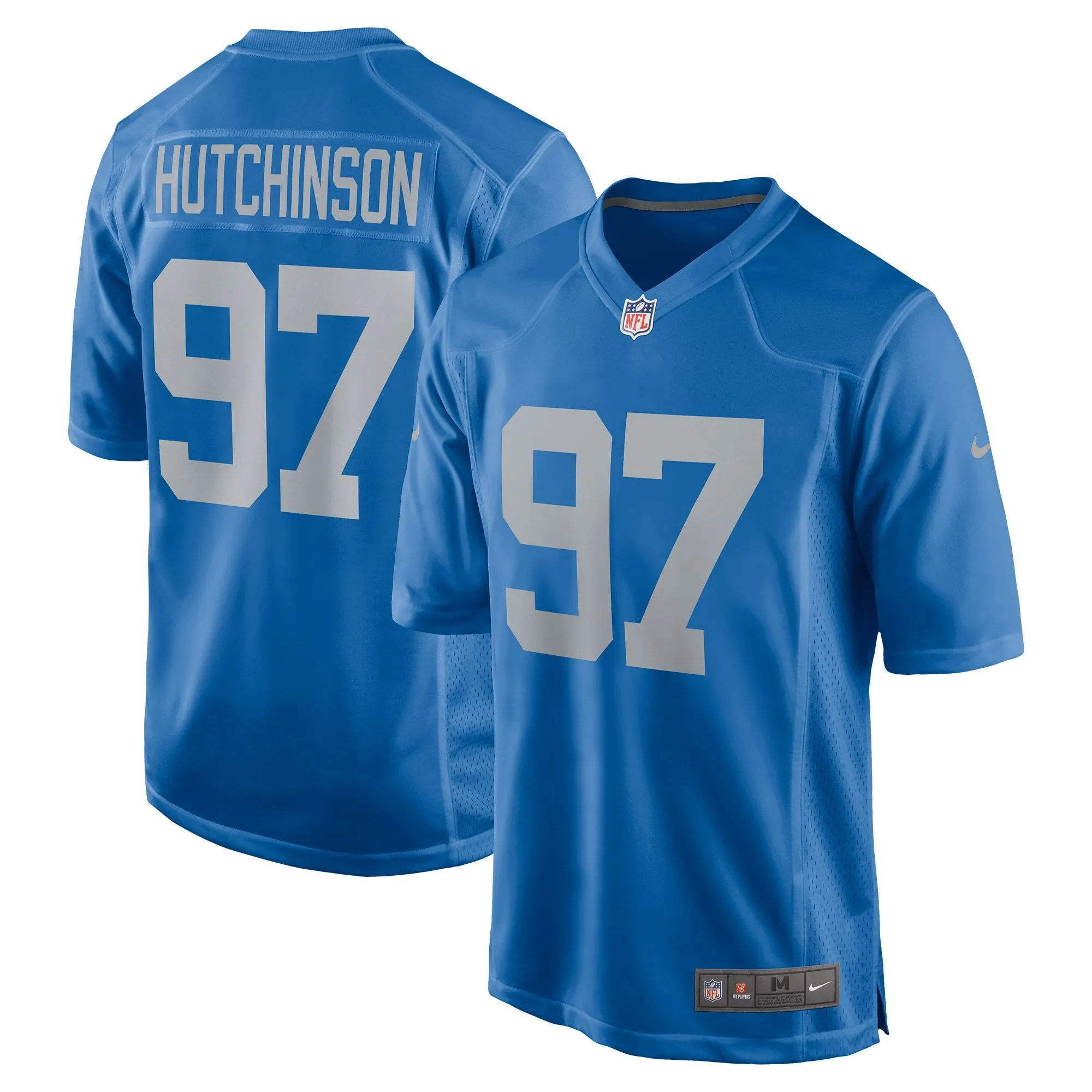 Aidan Hutchinson Detroit Lions  Player Game Jersey - Blue