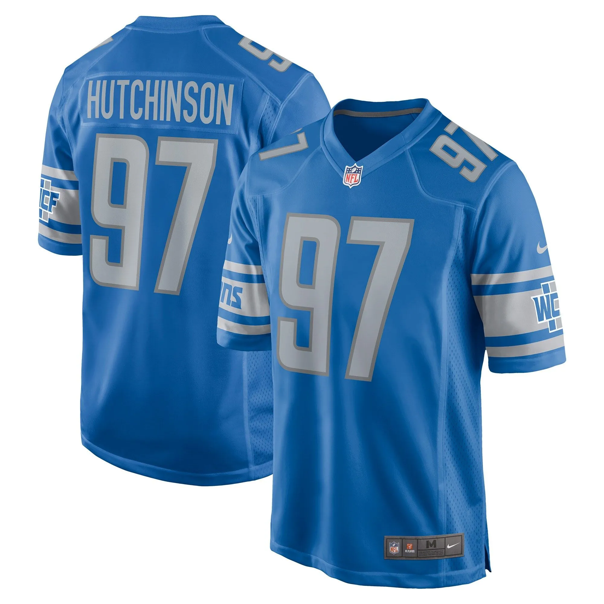 Aidan Hutchinson Detroit Lions  Player Game Jersey - Blue