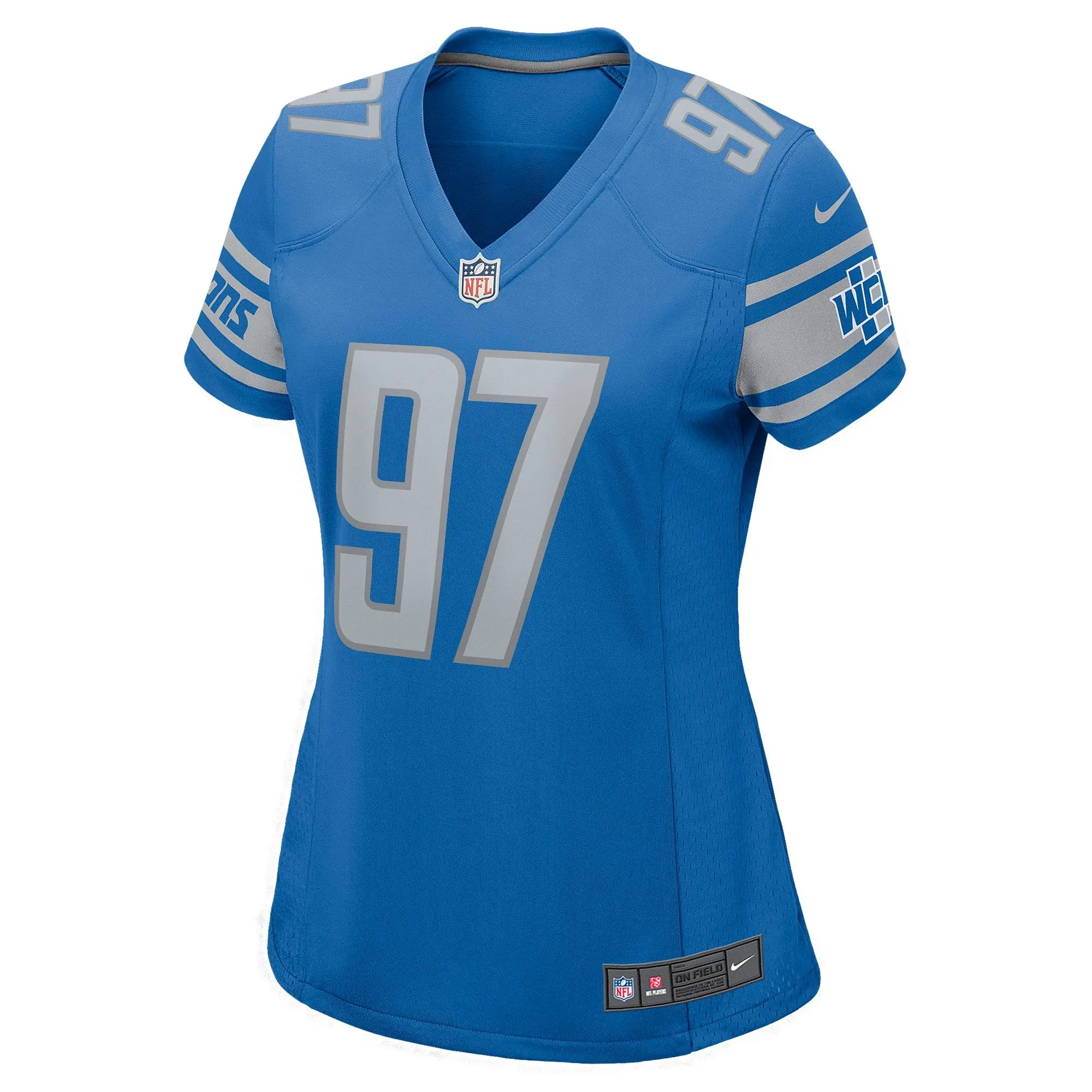 Aidan Hutchinson Detroit Lions  Women's Game Jersey - Blue