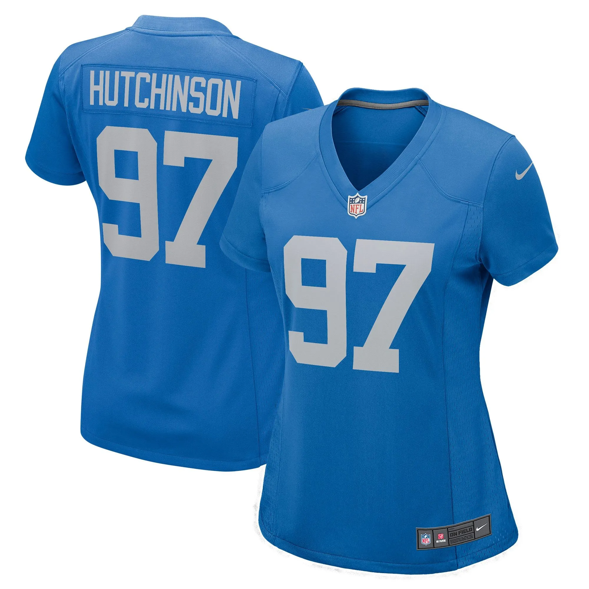 Aidan Hutchinson Detroit Lions  Women's Player Jersey - Blue